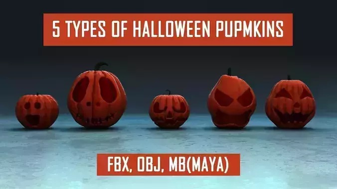 5 Types of Halloween Pumpkins