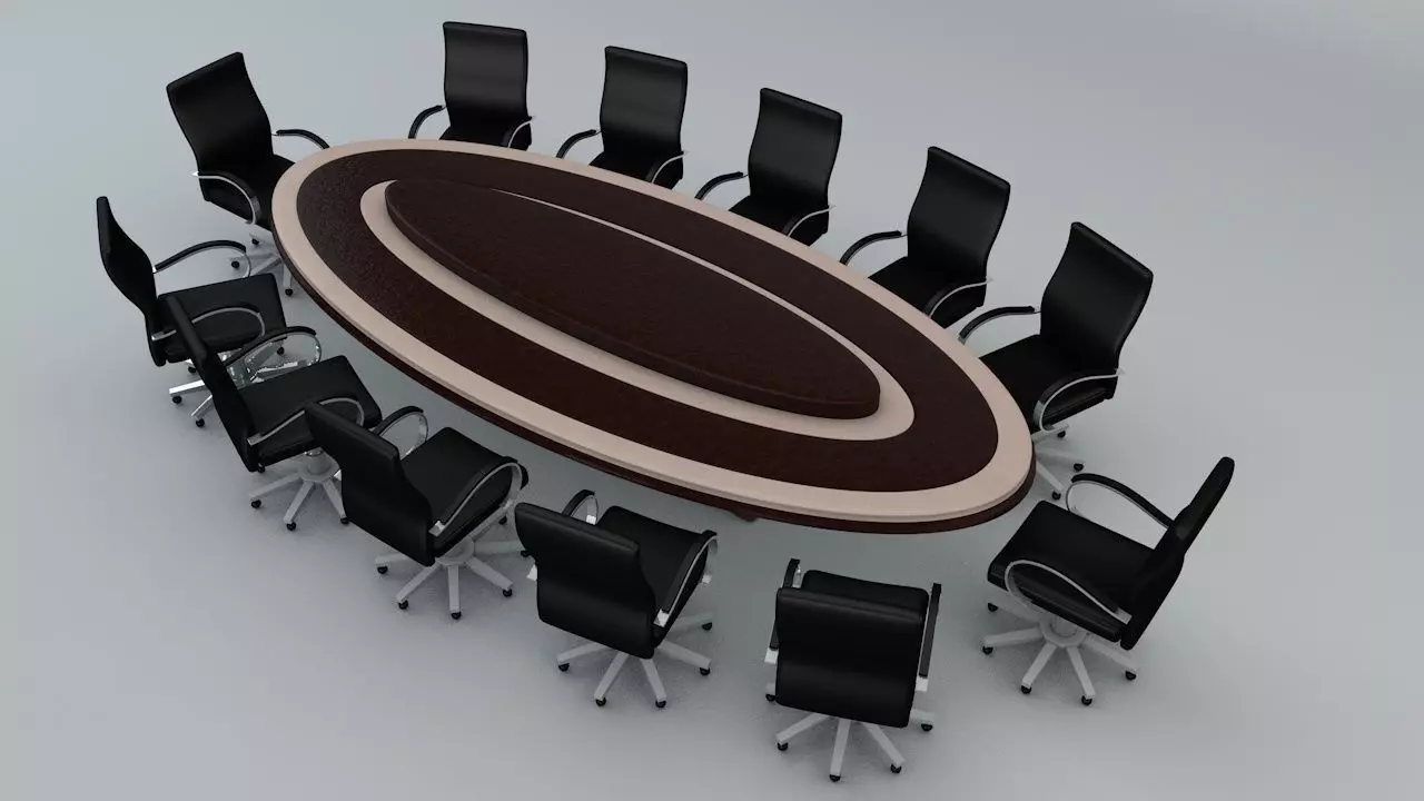 Table and Chair Low-poly 3D model_0