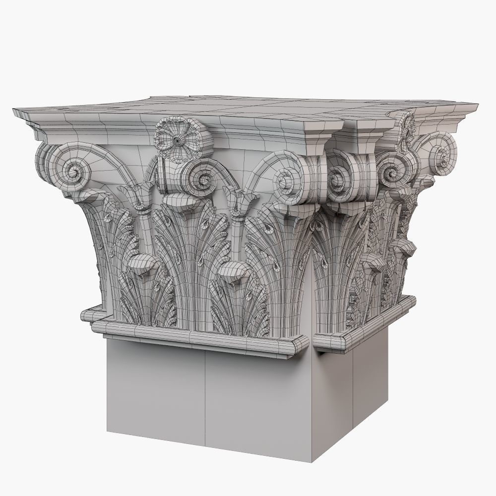 Classic capital models 3D model_8