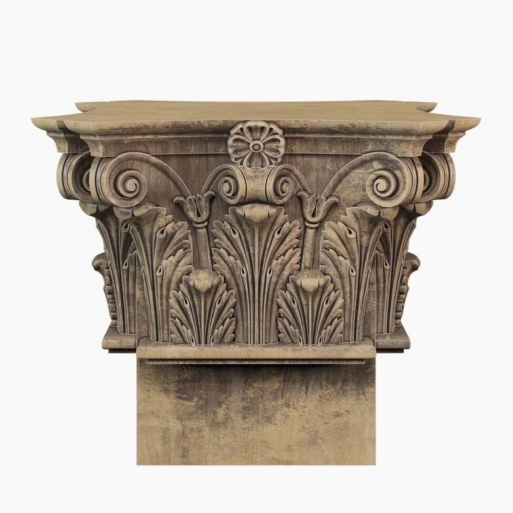 Classic capital models 3D model_2