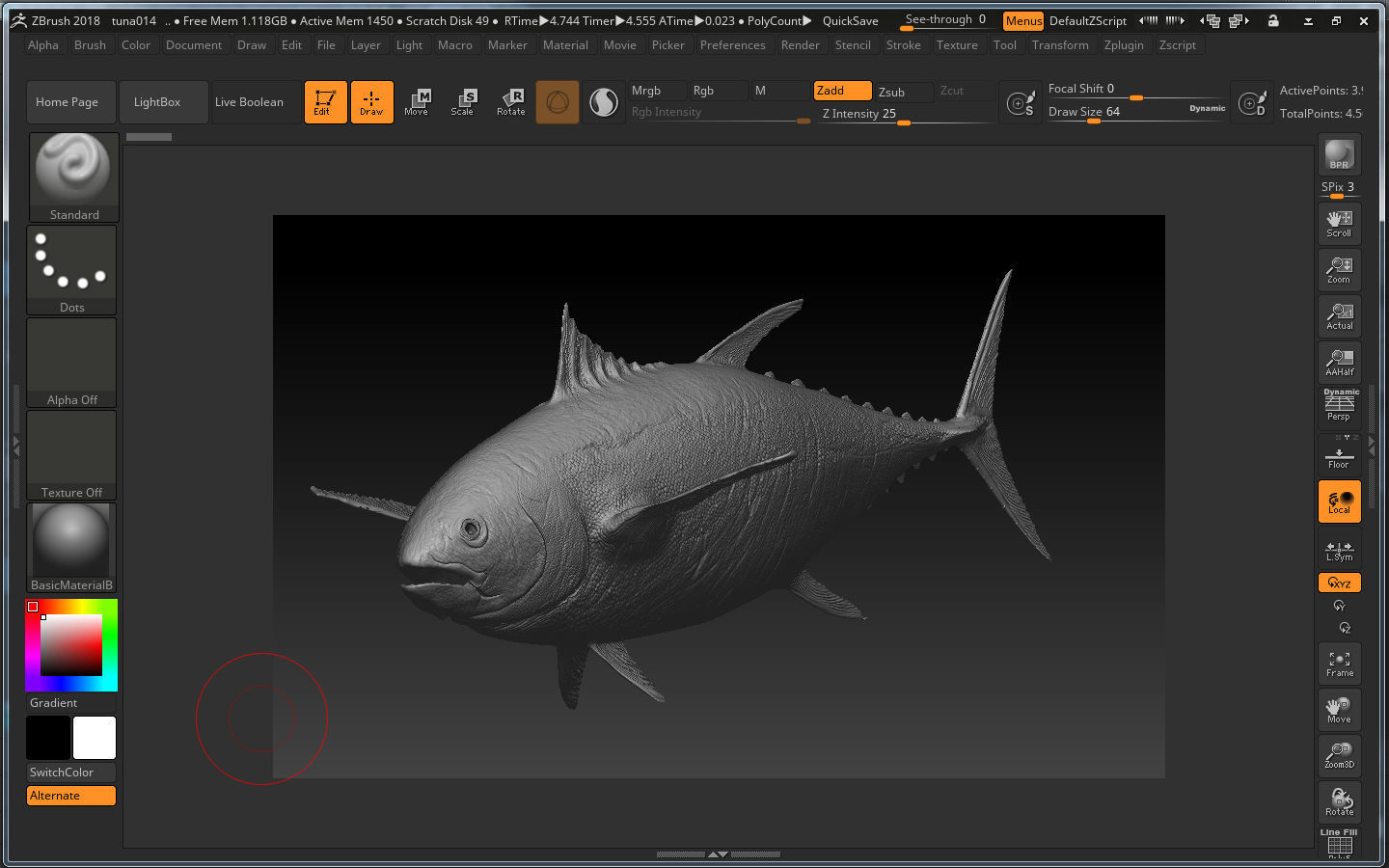 tuna fish 3D model_12