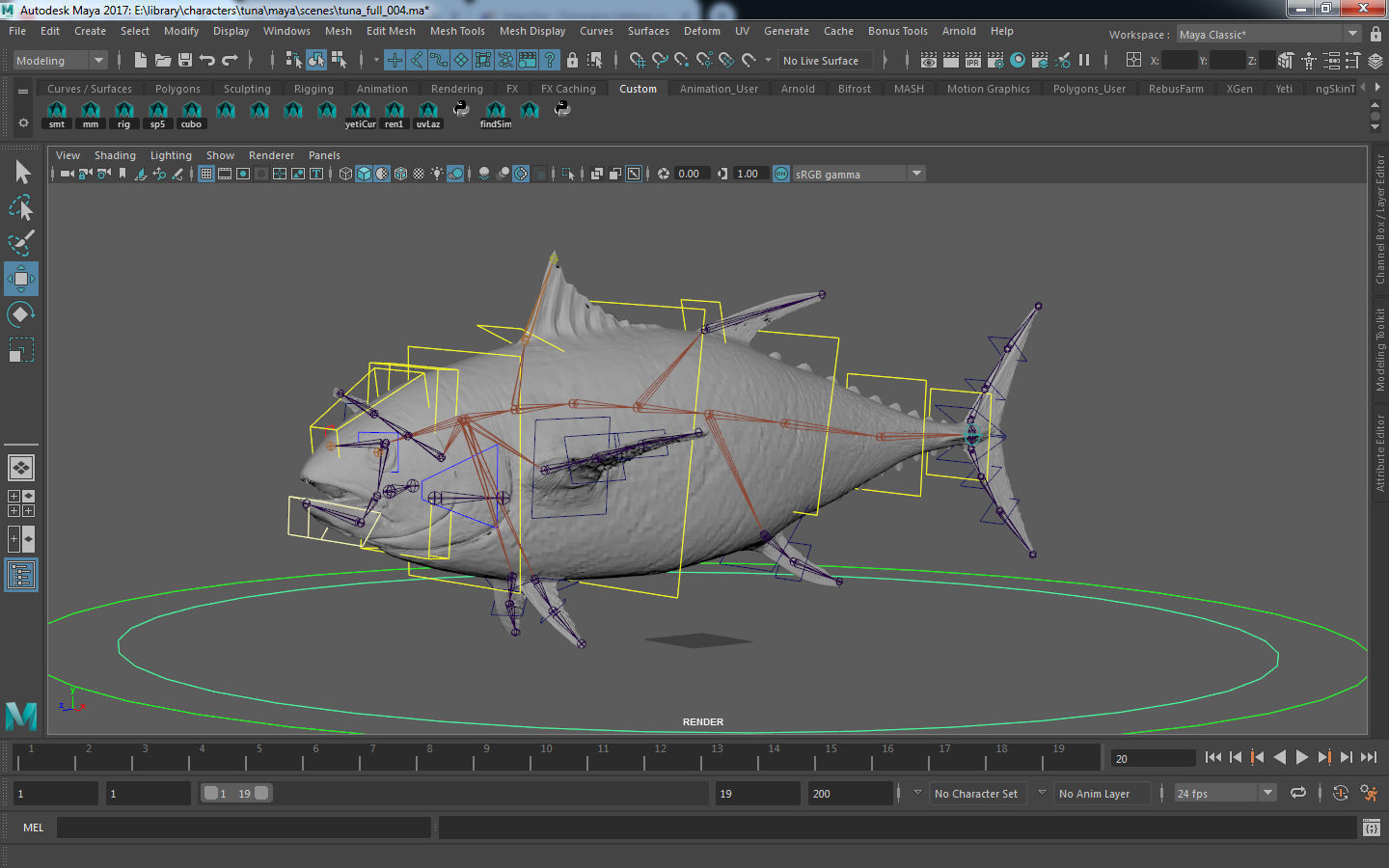 tuna fish 3D model_10