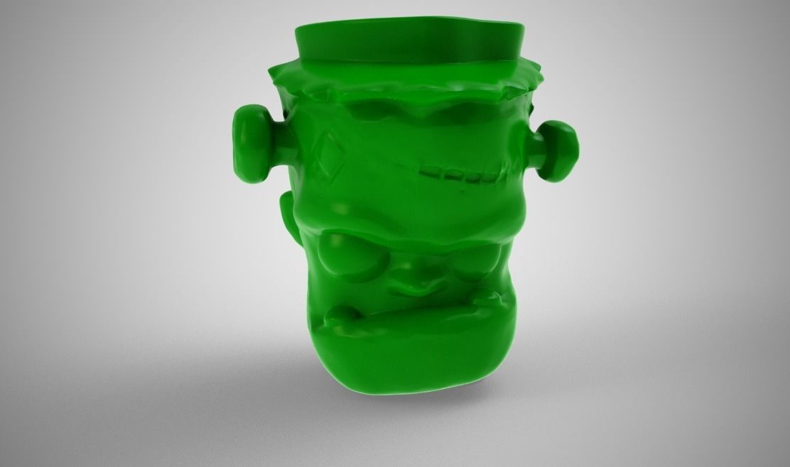 Frankenstein Bucket 3D print model_6