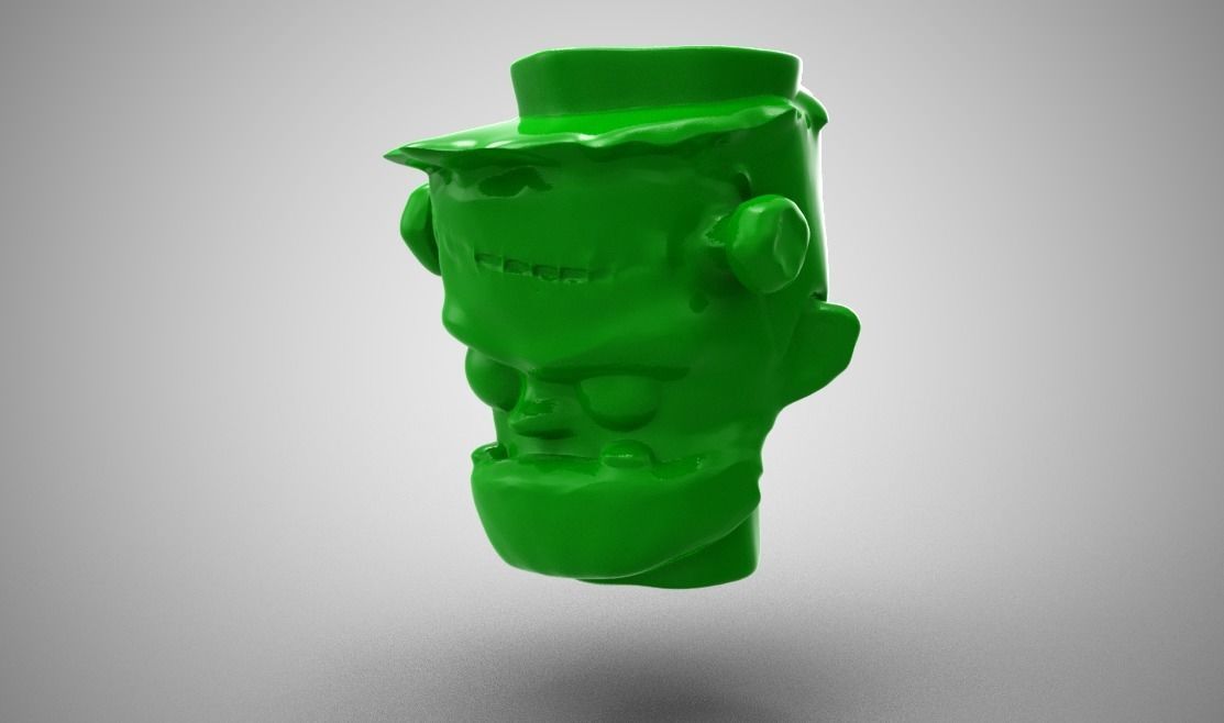 Frankenstein Bucket 3D print model_1