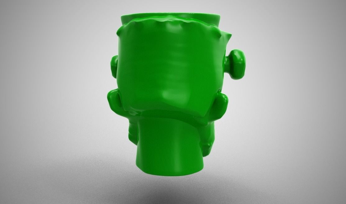 Frankenstein Bucket 3D print model_2