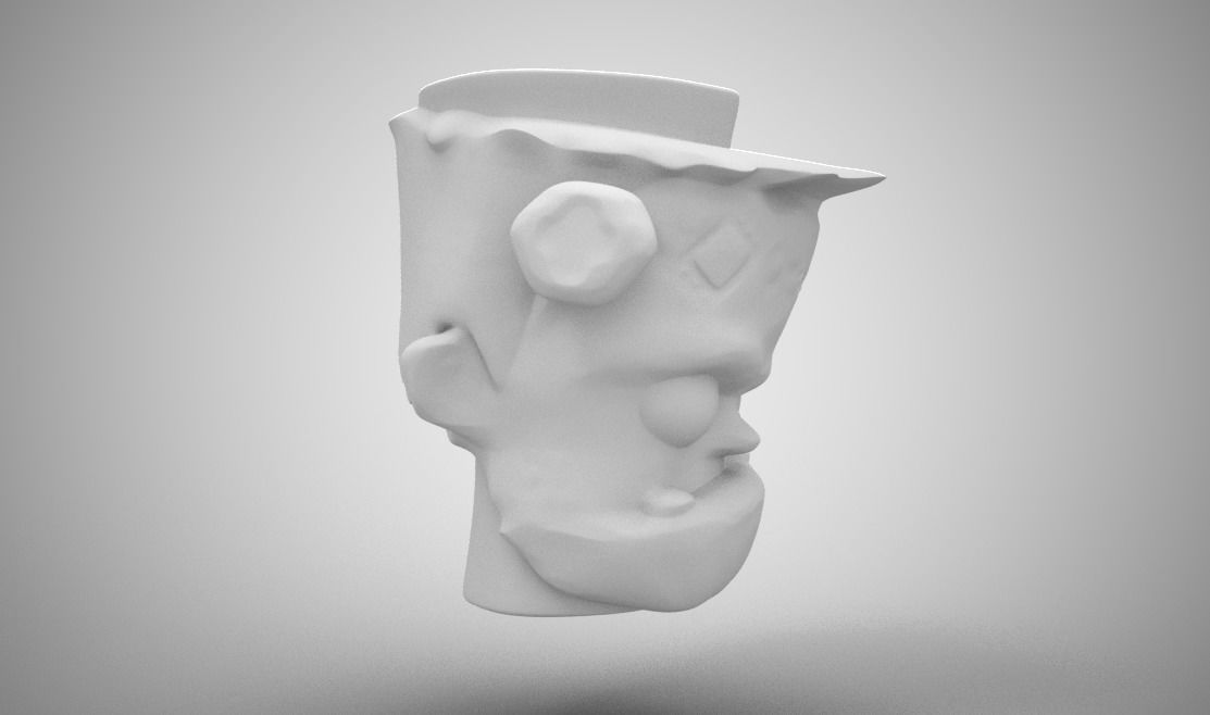 Frankenstein Bucket 3D print model_7