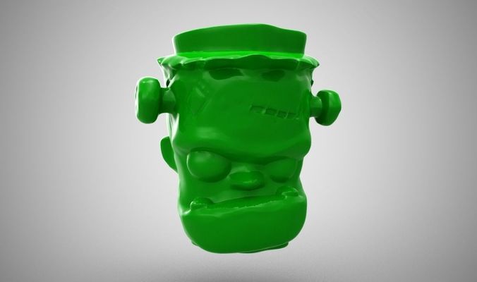 Frankenstein Bucket 3D print model