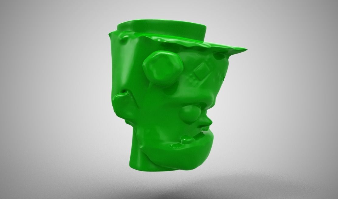 Frankenstein Bucket 3D print model_4