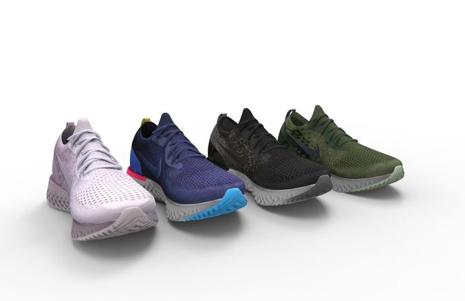Nike React 3D model