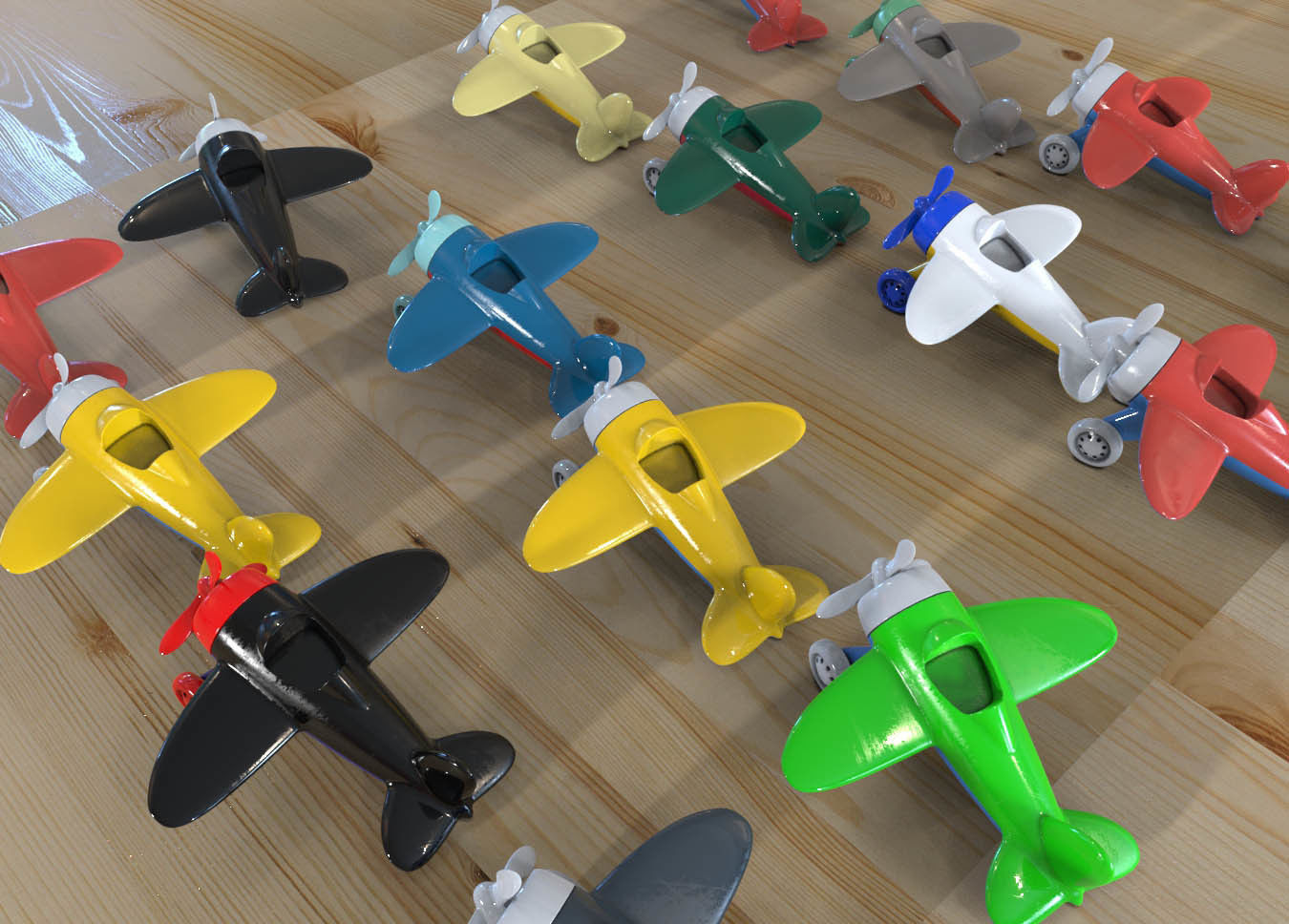 Toy Air Plane 3D print model_4