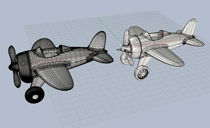 Toy Air Plane 3D print model_3