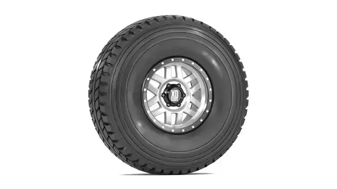OFF ROAD WHEEL AND TIRE 9 3D model