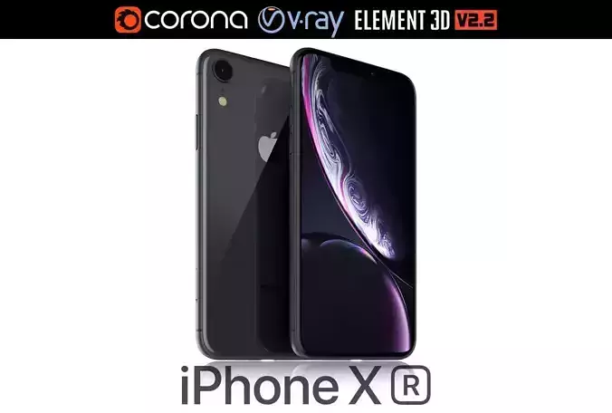 Apple iPhone Xr Black 3D model