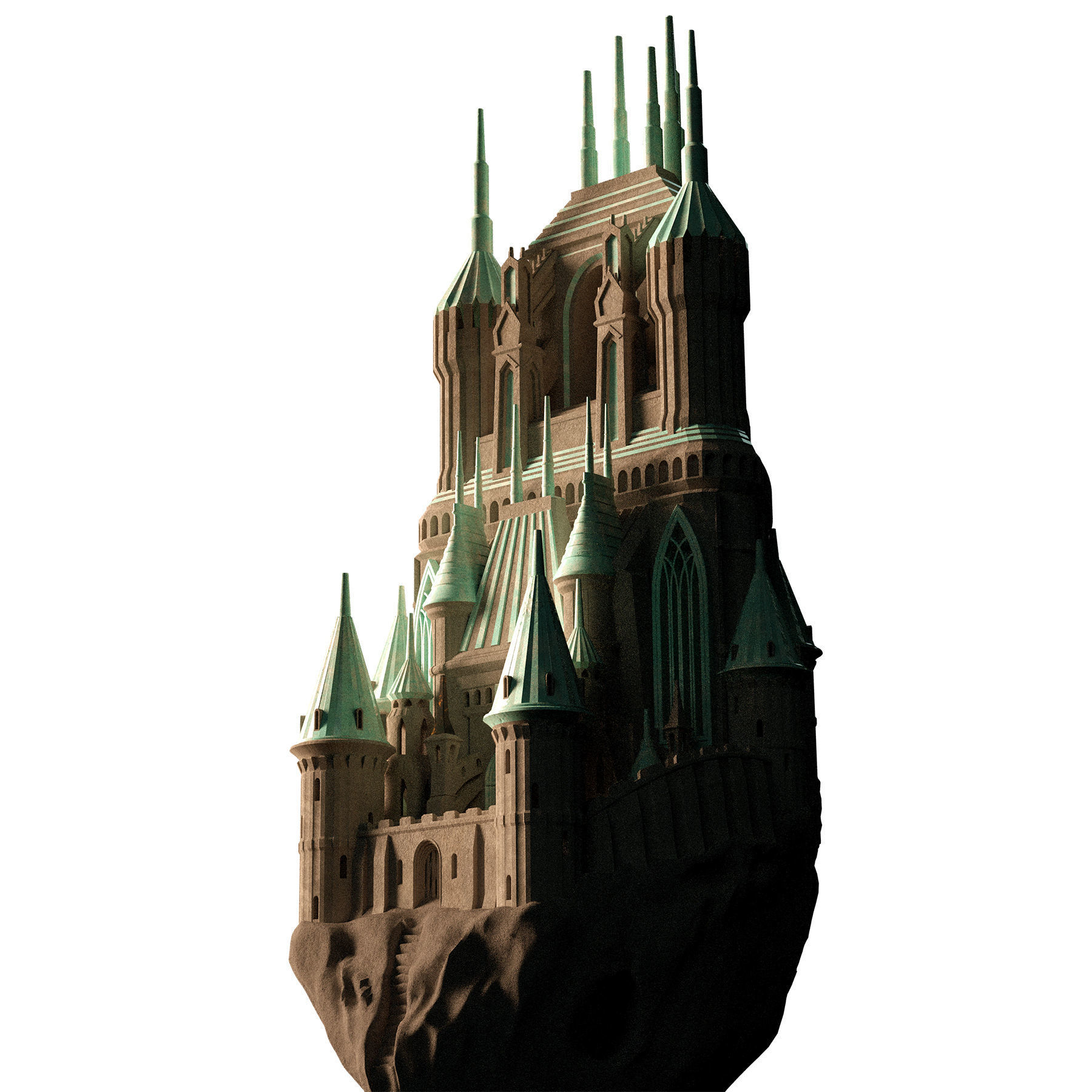 COASTAL FORTRESS 3D print model_12