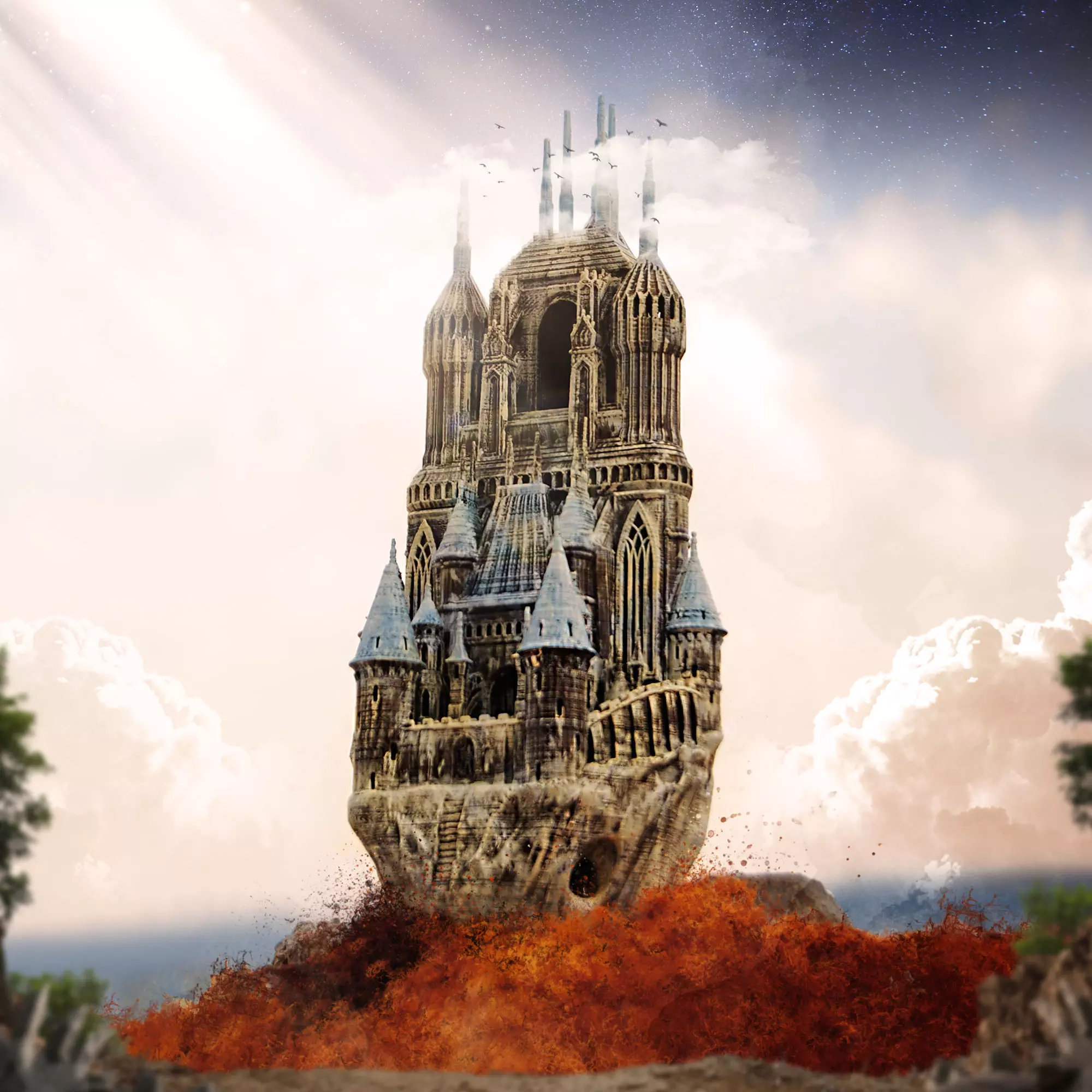 COASTAL FORTRESS 3D print model_0