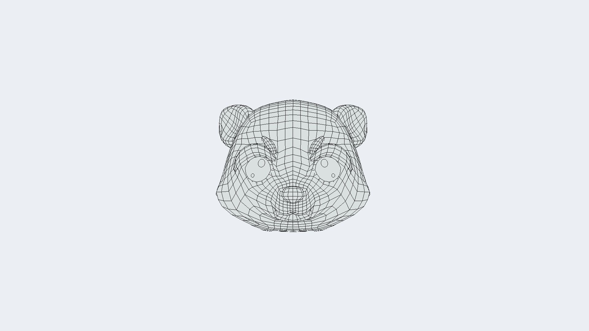 Animoji Animals Low-poly 3D model_18