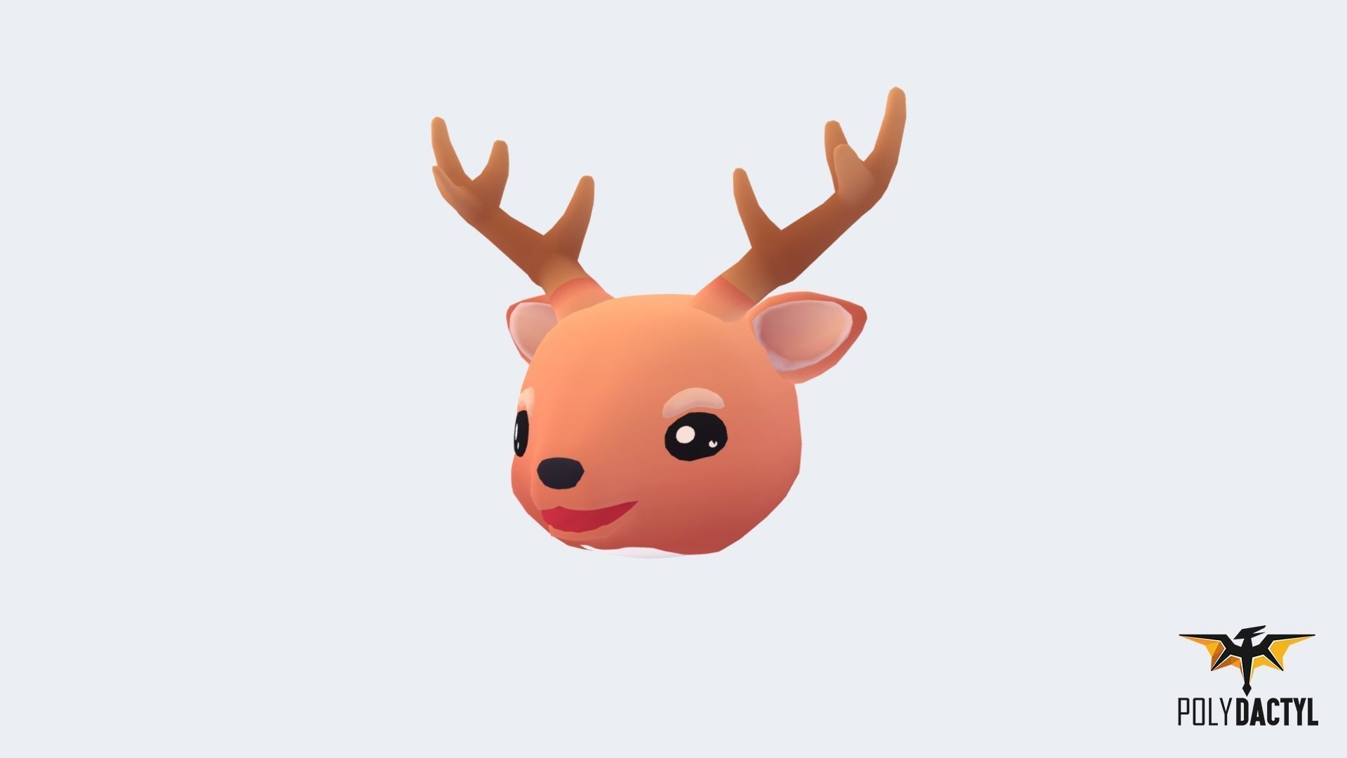Animoji Animals Low-poly 3D model_34