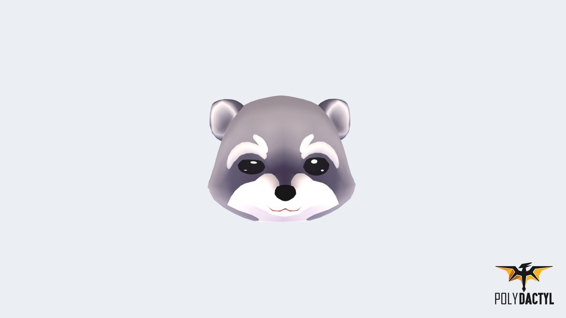 Animoji Animals Low-poly 3D model_14