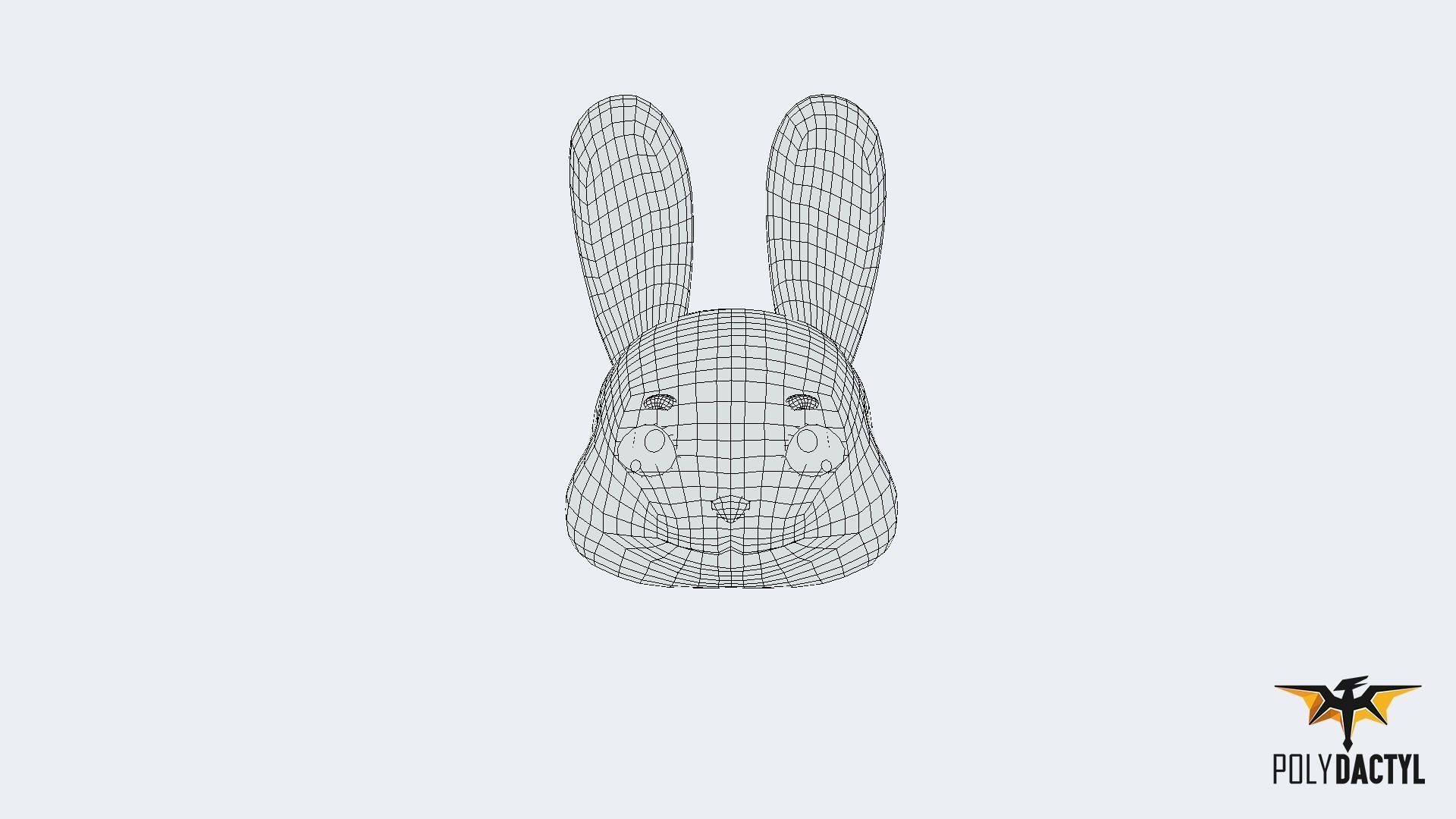 Animoji Animals Low-poly 3D model_12