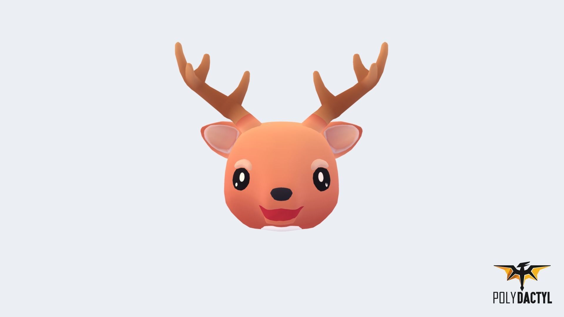 Animoji Animals Low-poly 3D model_36