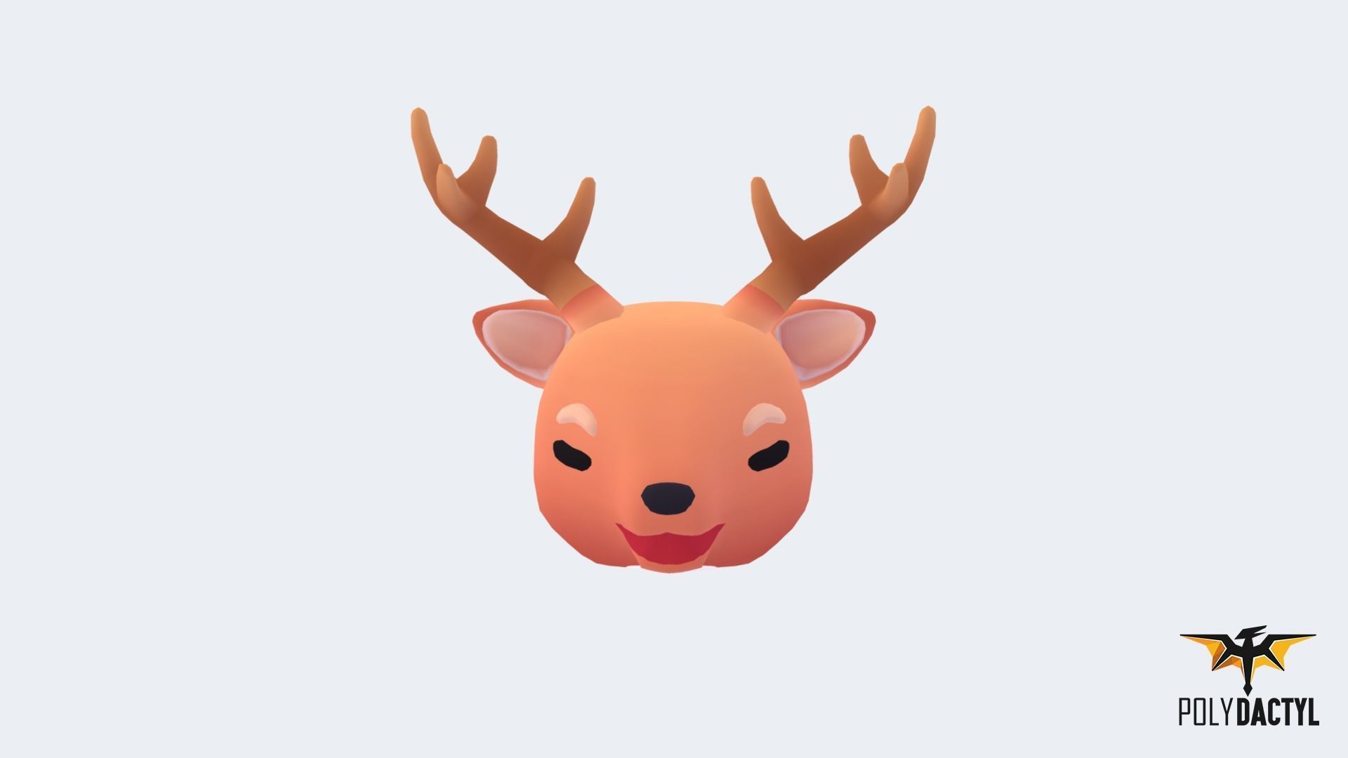 Animoji Animals Low-poly 3D model_35