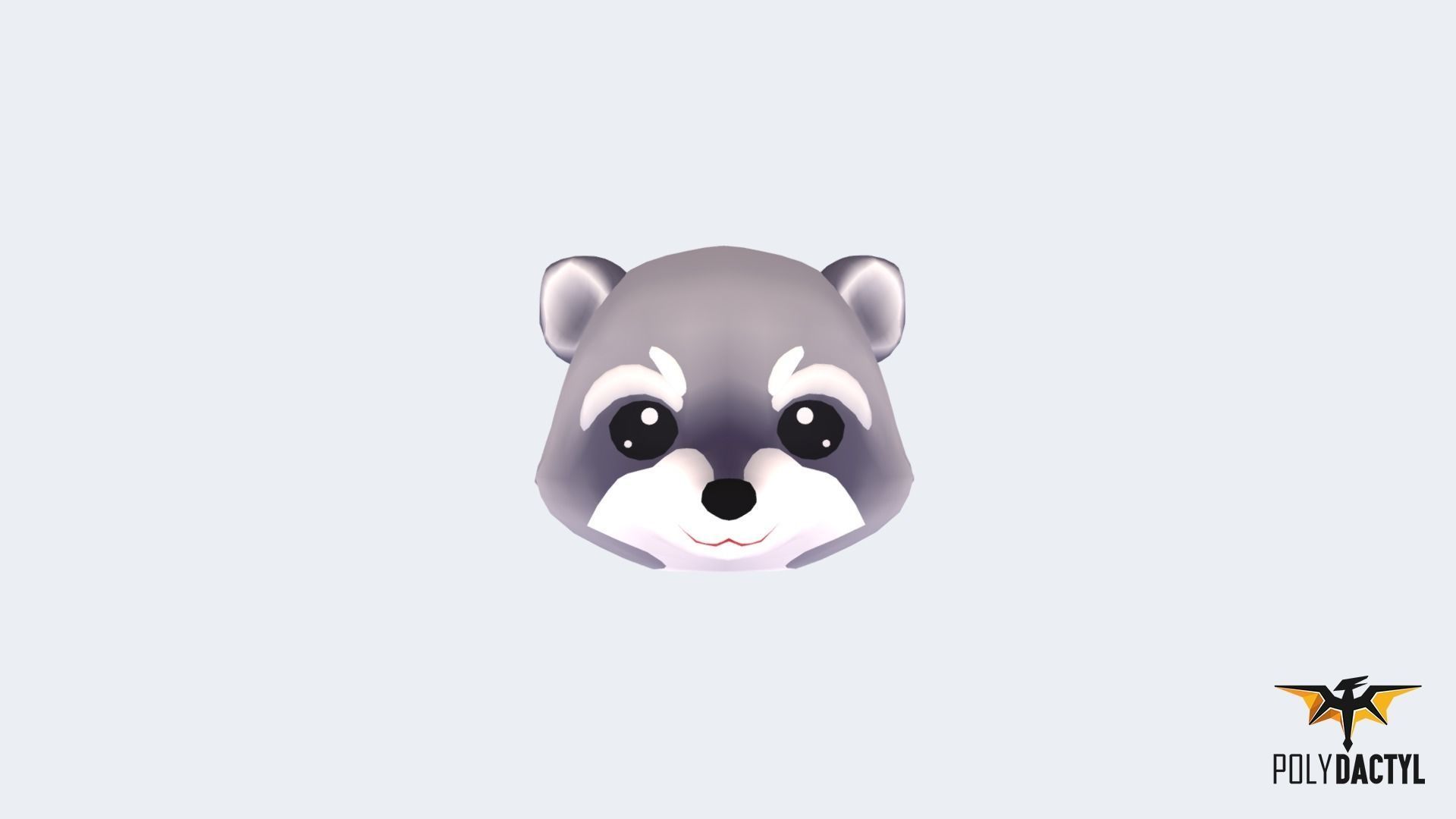 Animoji Animals Low-poly 3D model_13