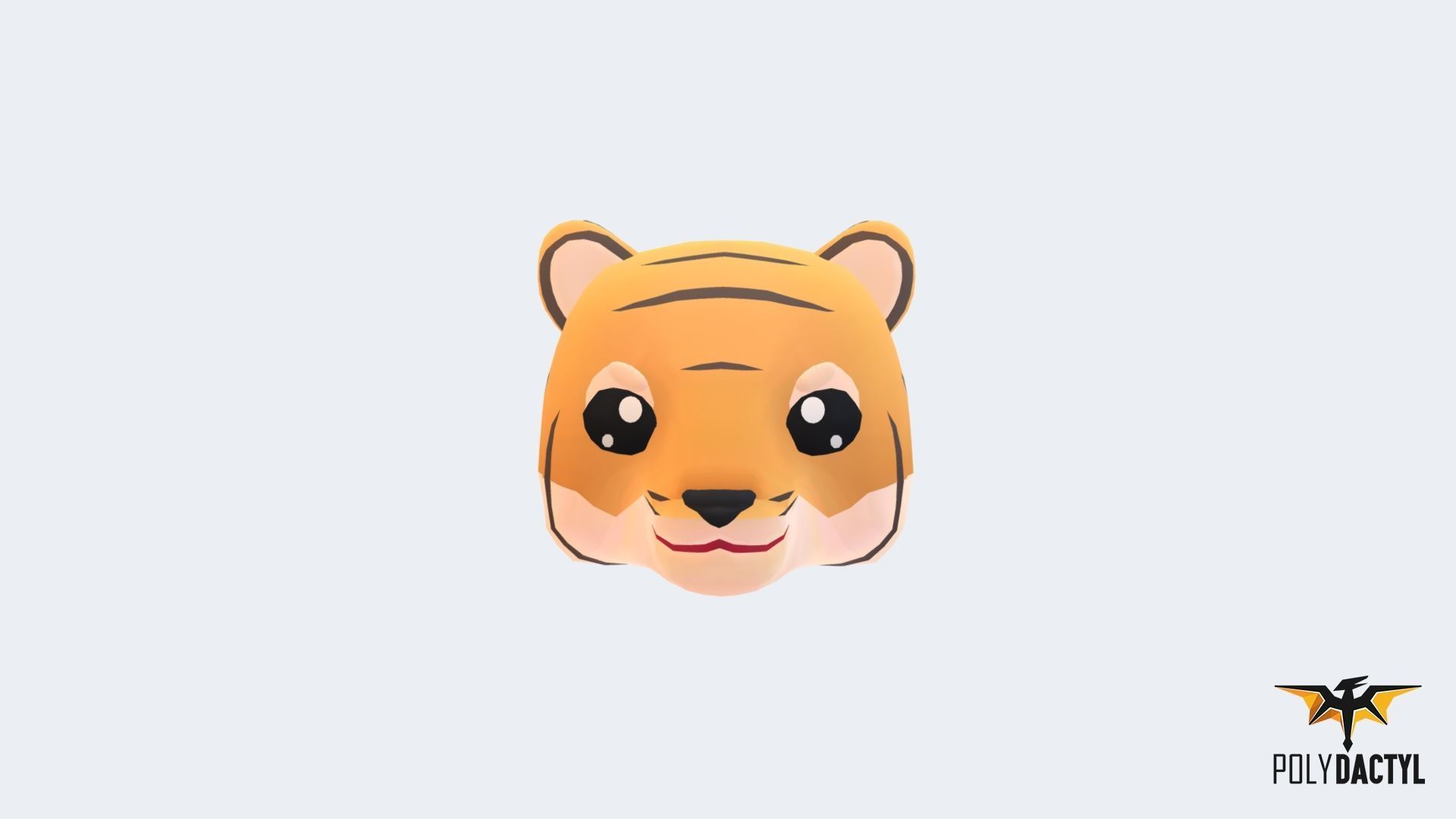 Animoji Animals Low-poly 3D model_19