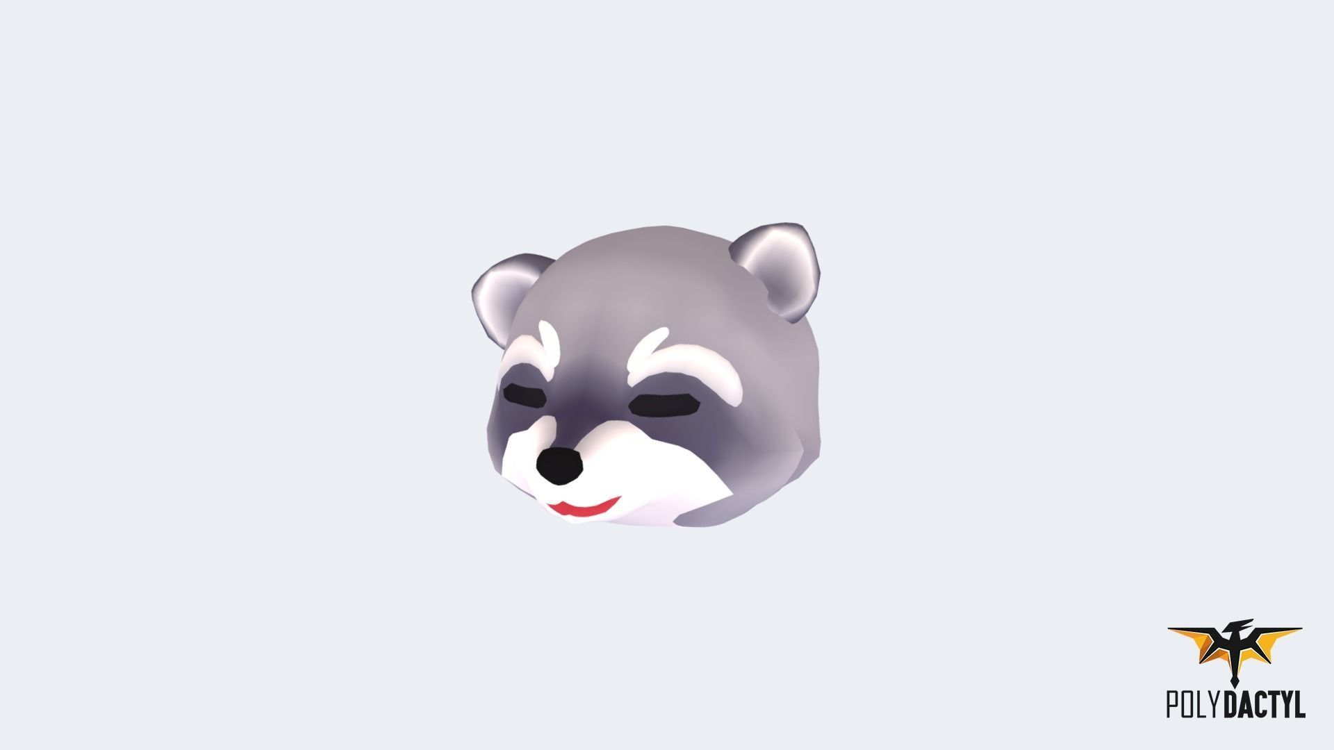 Animoji Animals Low-poly 3D model_15