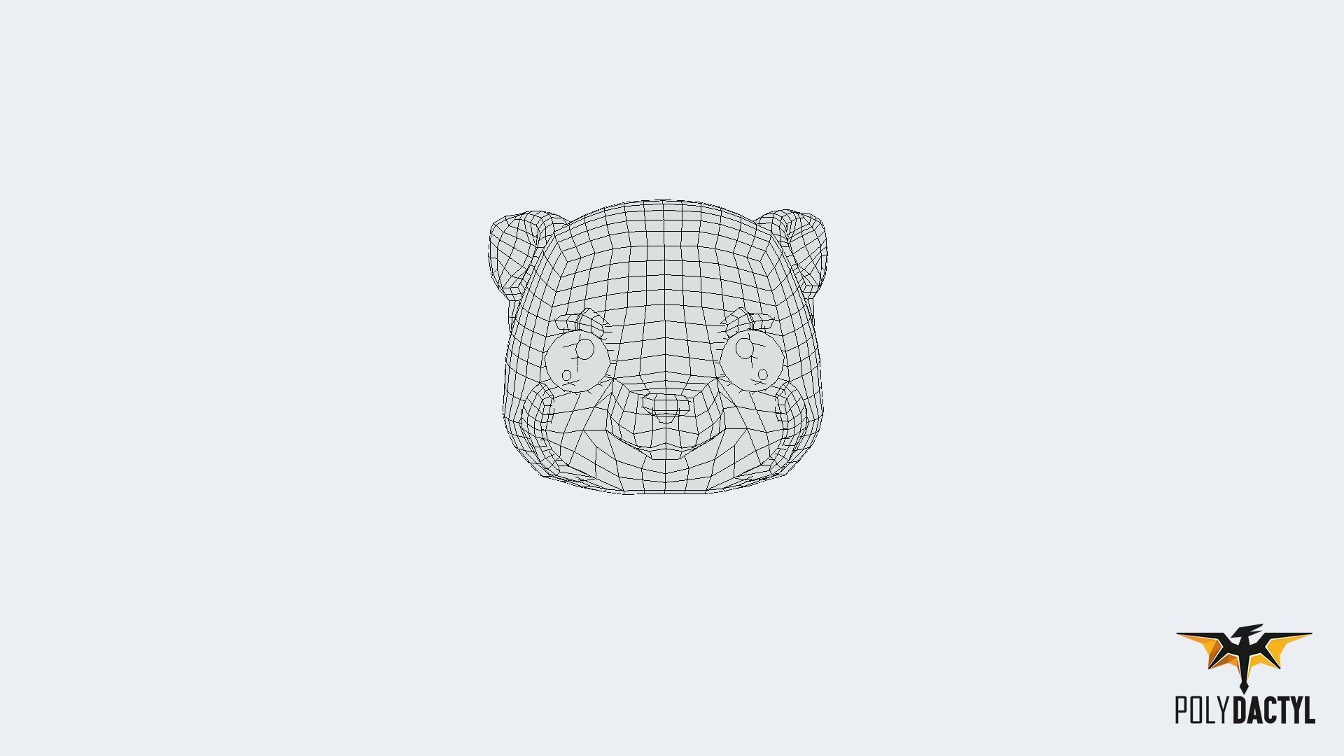 Animoji Animals Low-poly 3D model_31
