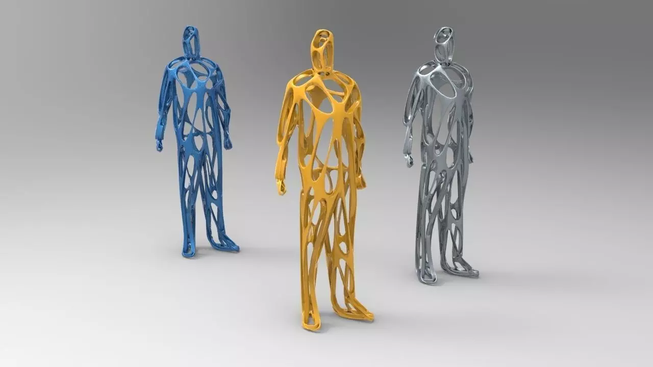 Casualnoid mannequins 3D model_0