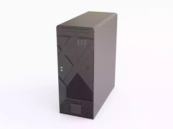 Computer case 01 3D model