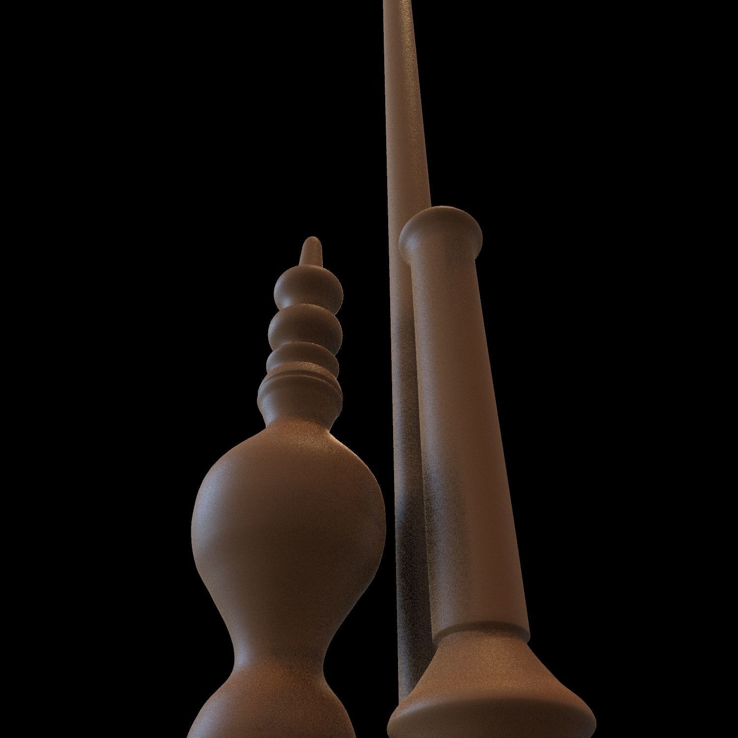 MINERVA MCGONAGALL WAND - HARRY POTTER 3D print model_16