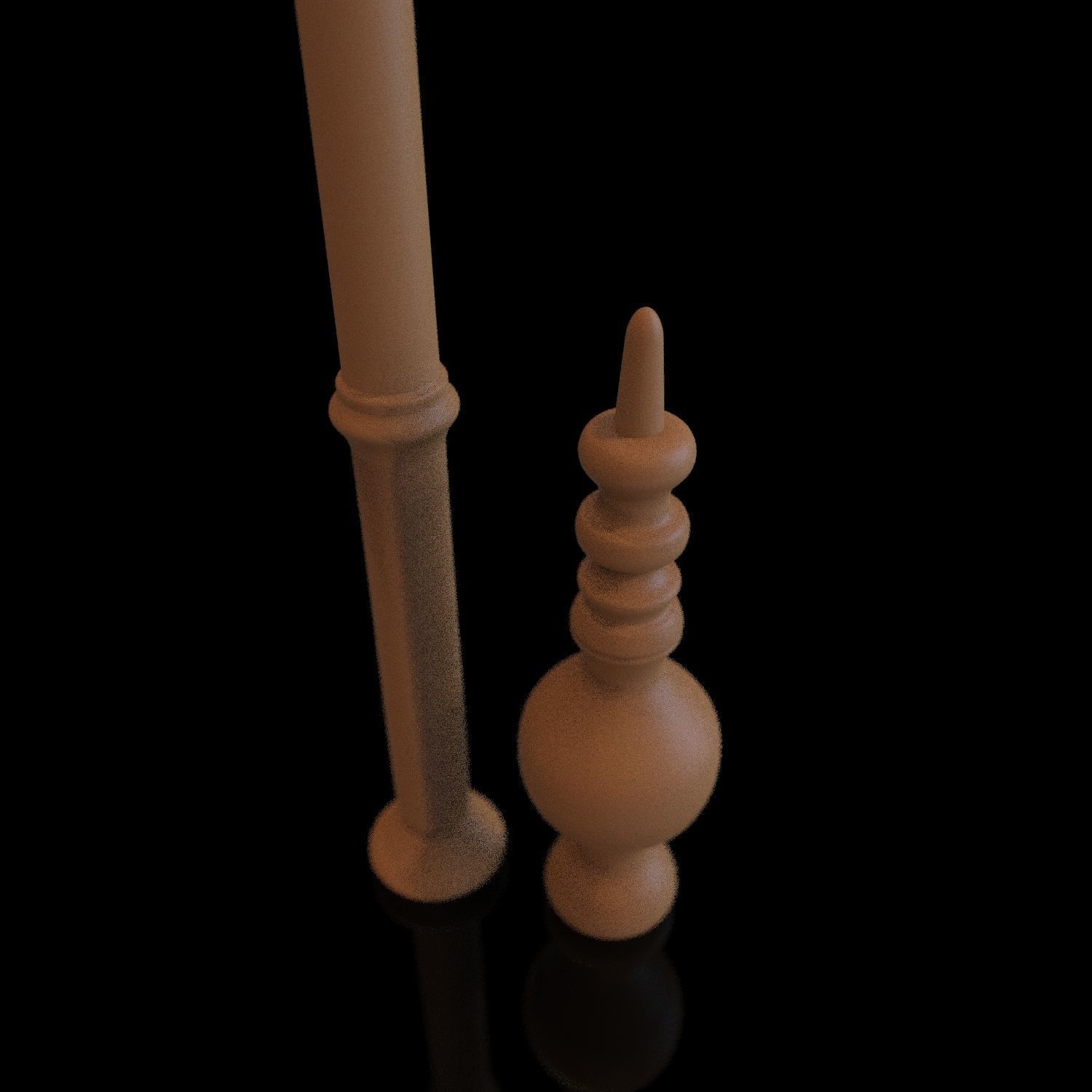 MINERVA MCGONAGALL WAND - HARRY POTTER 3D print model_8