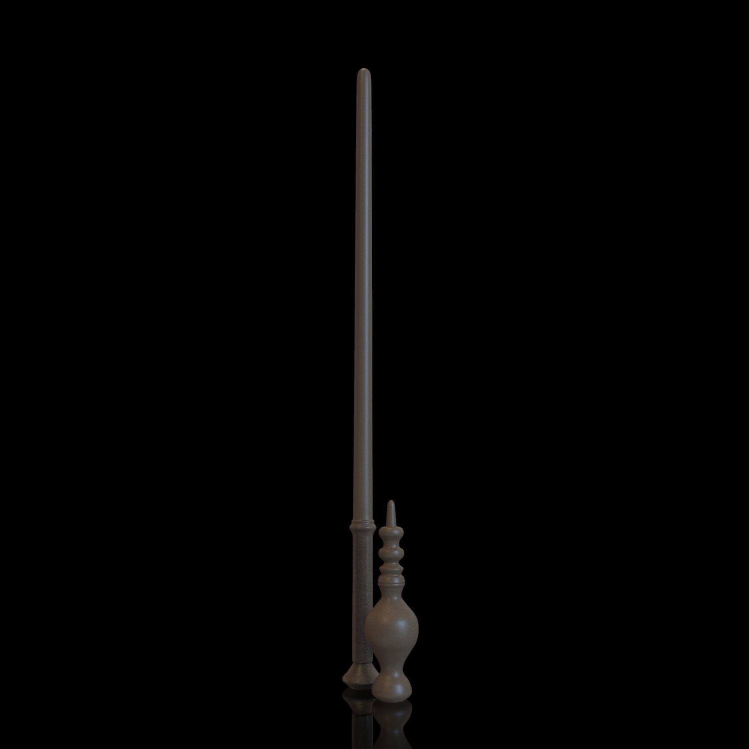 MINERVA MCGONAGALL WAND - HARRY POTTER 3D print model_18