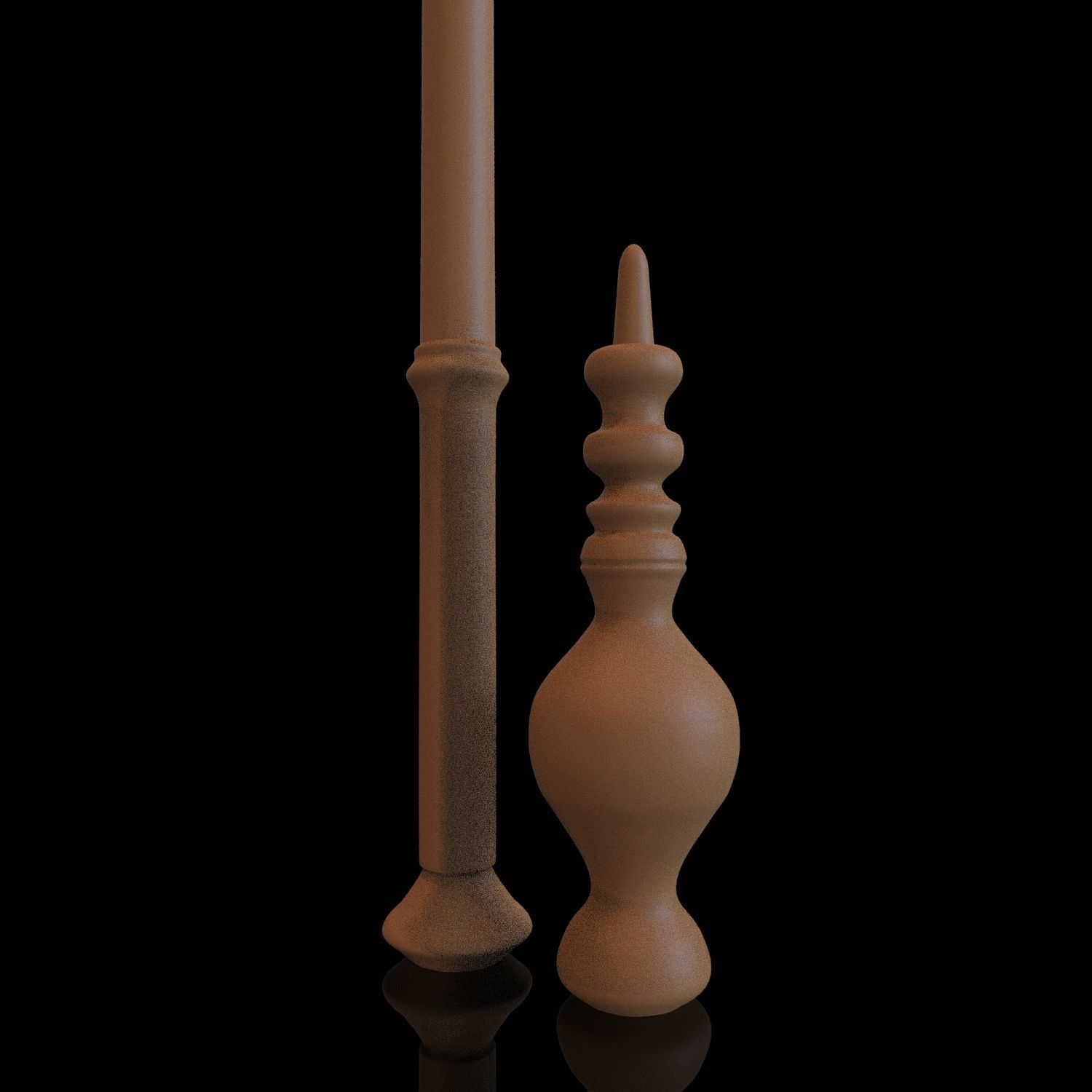 MINERVA MCGONAGALL WAND - HARRY POTTER 3D print model_6