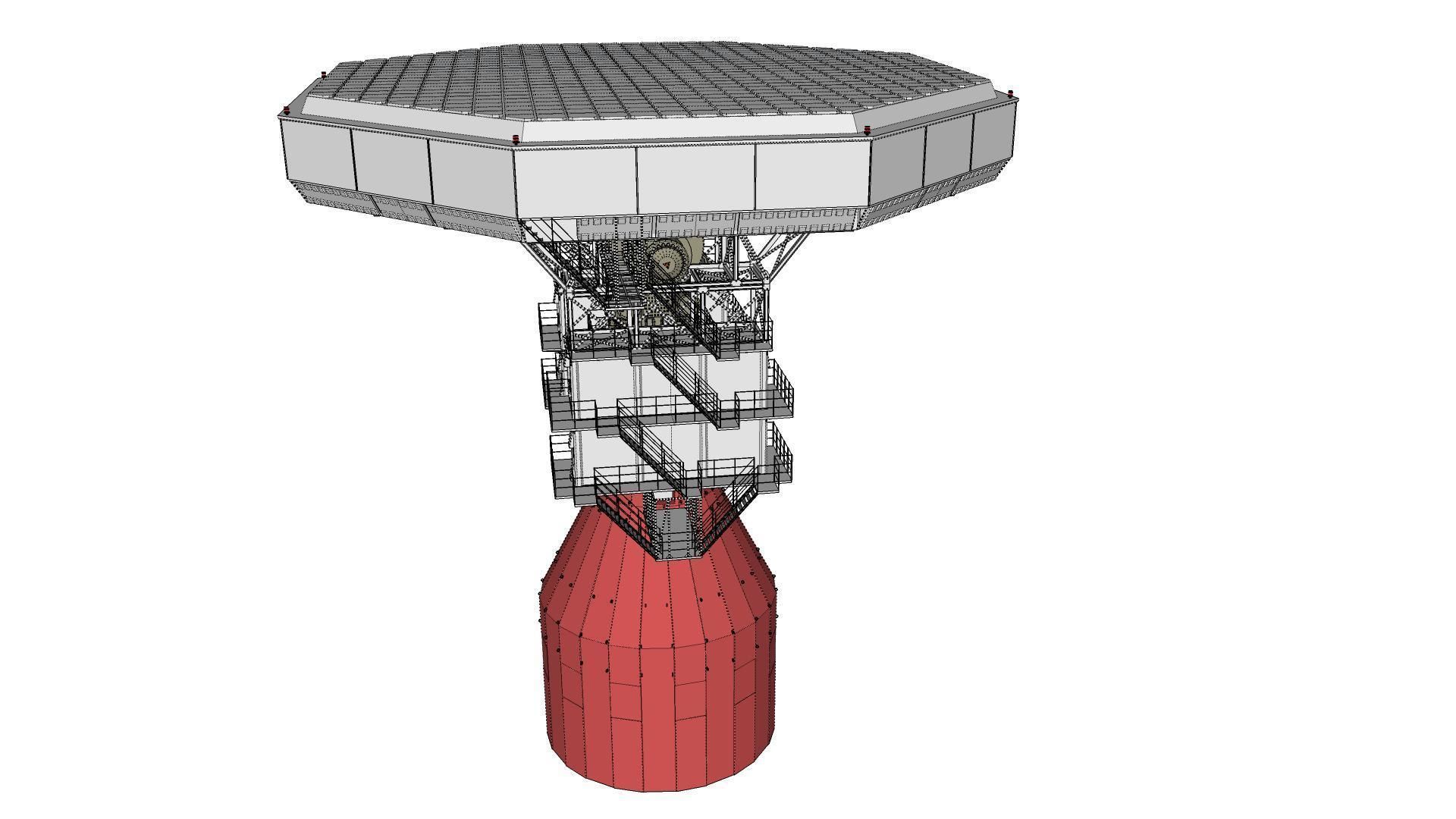 radar station  Krona 3D model_25