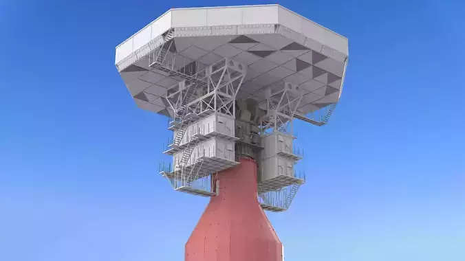radar station  Krona 3D model