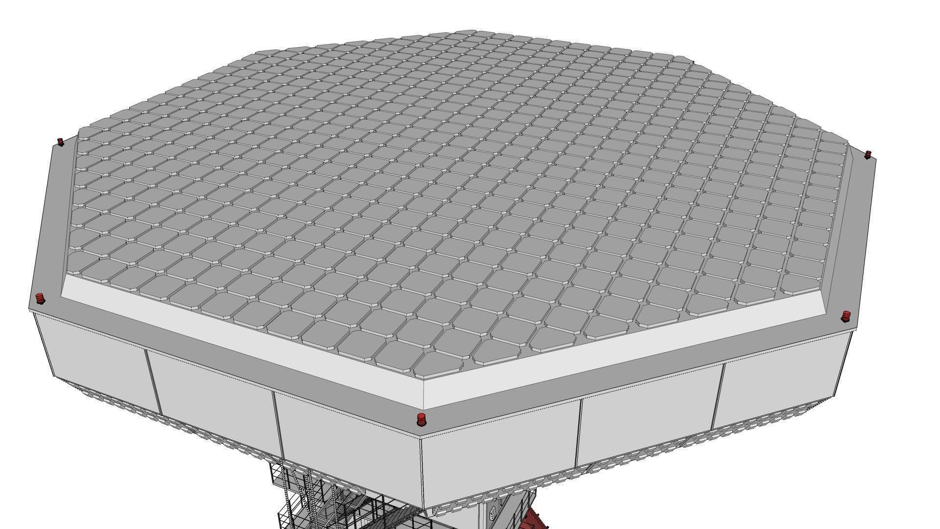 radar station  Krona 3D model_29