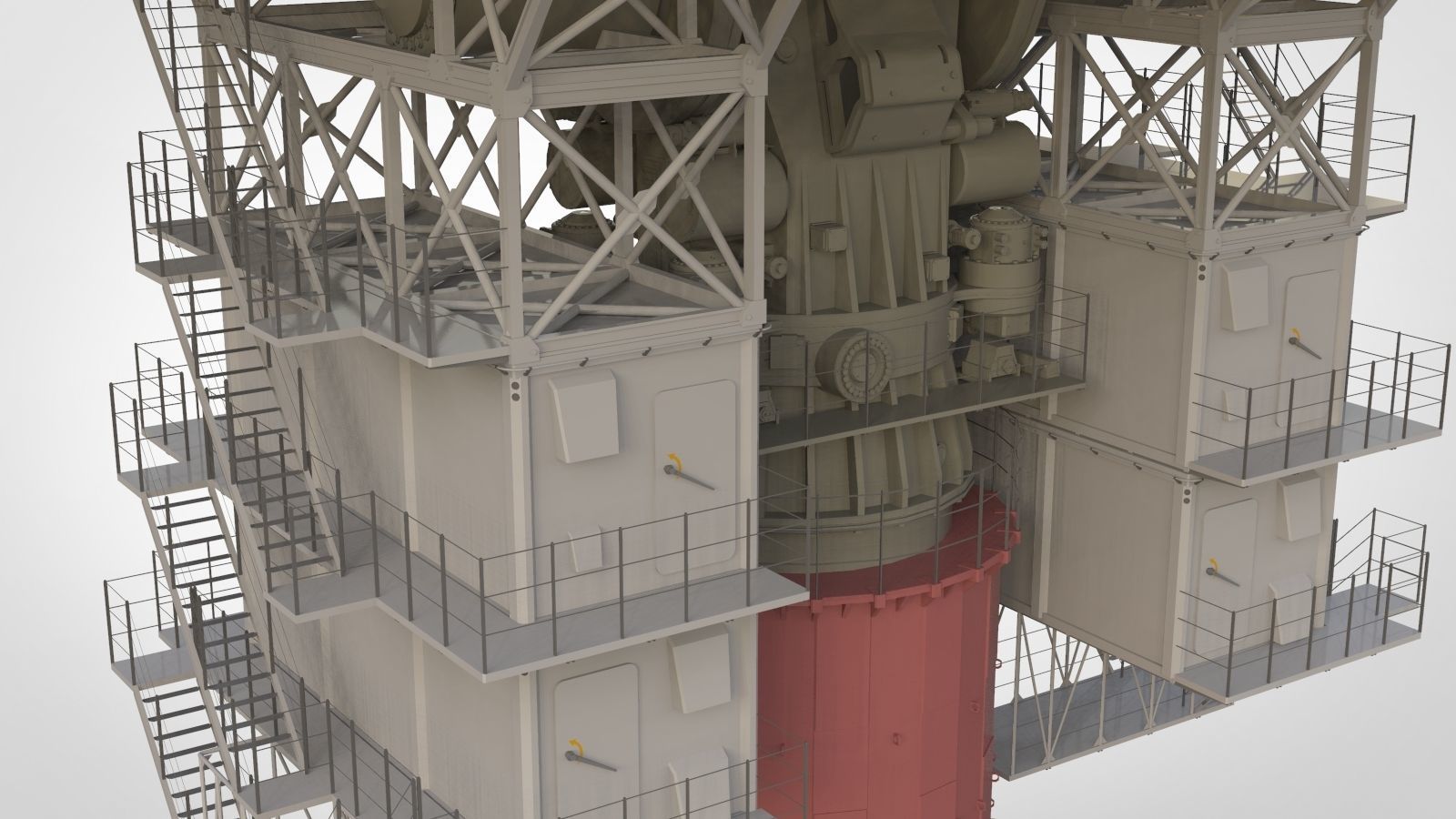 radar station  Krona 3D model_19