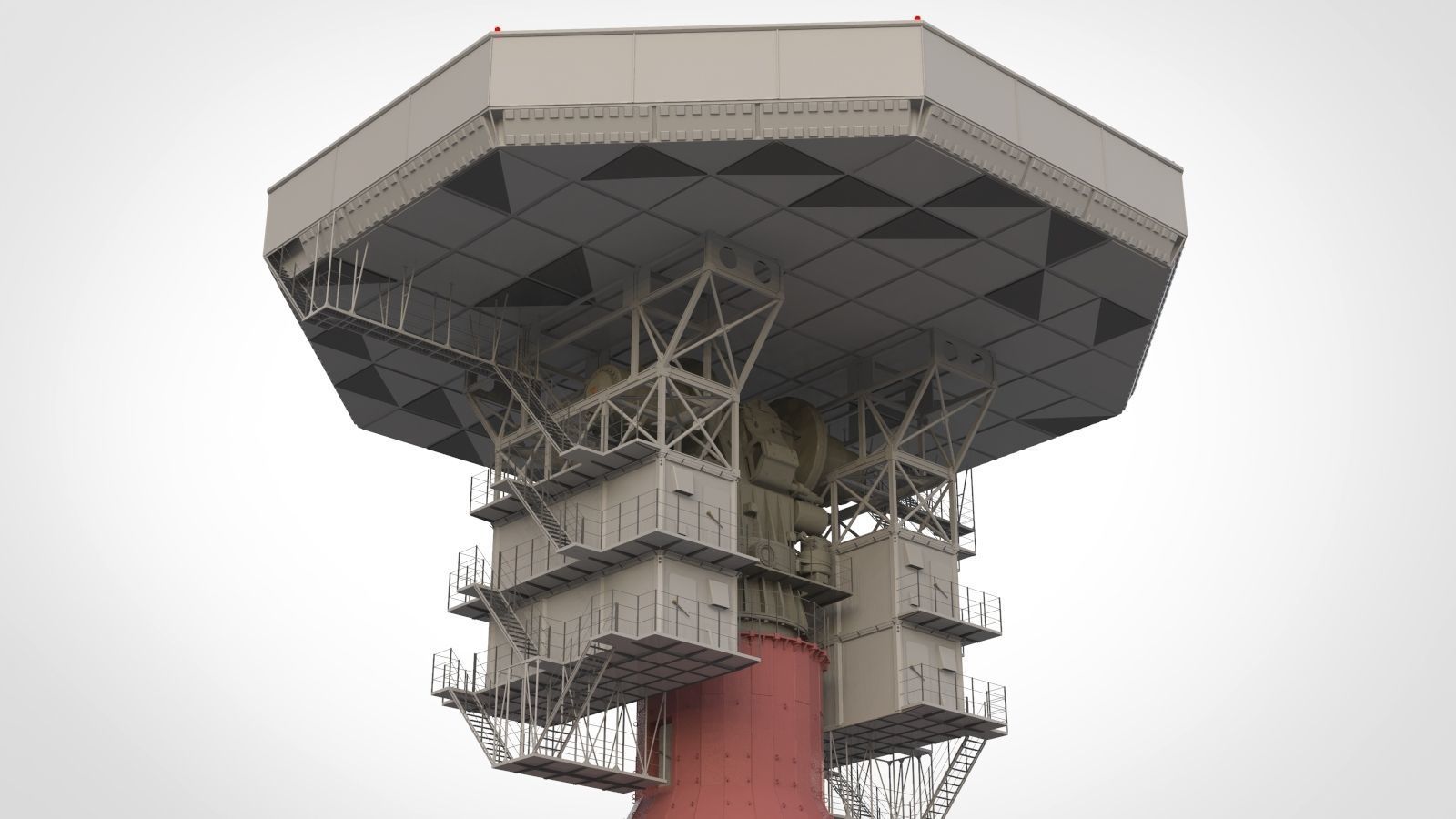 radar station  Krona 3D model_8