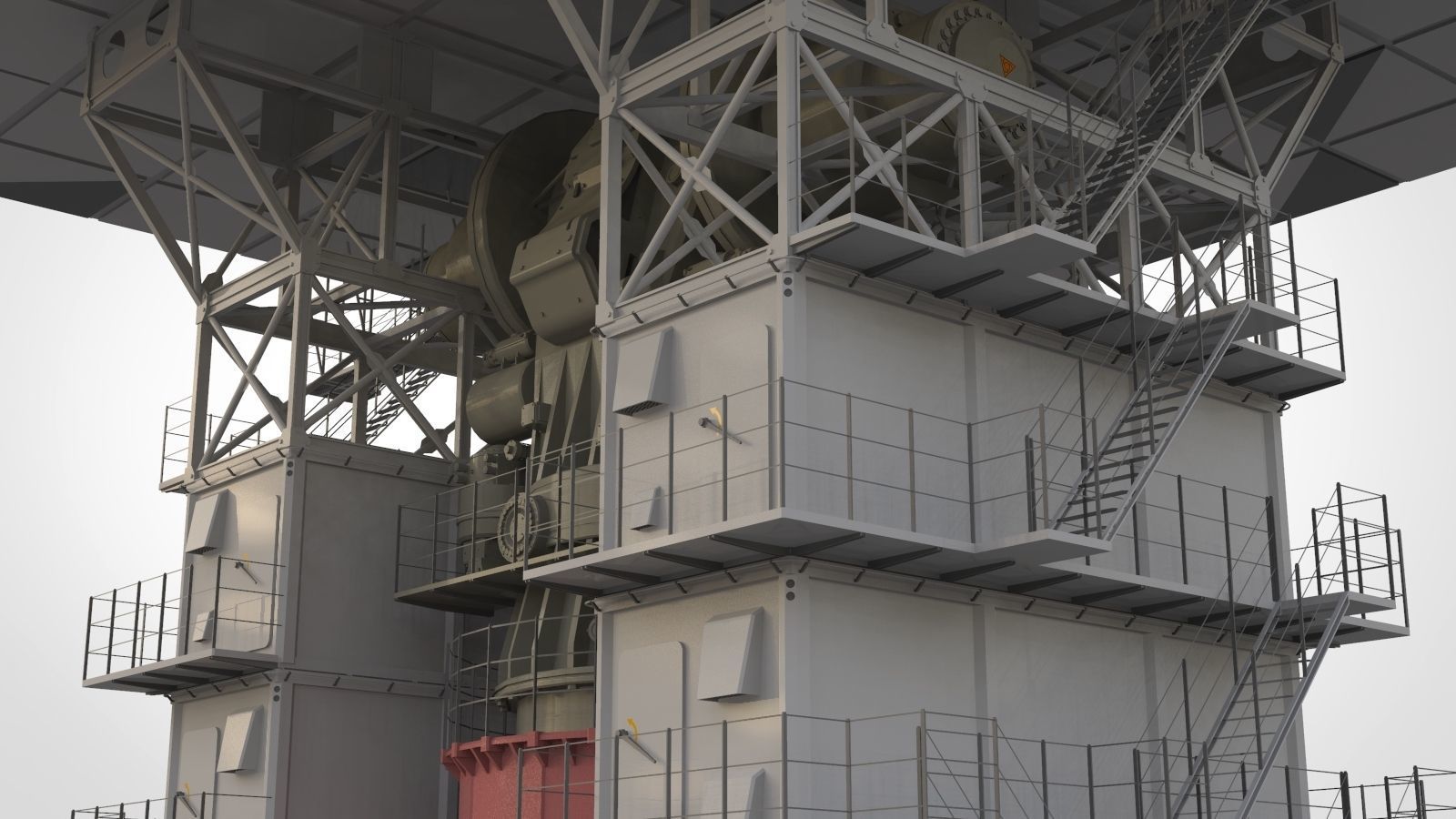 radar station  Krona 3D model_17