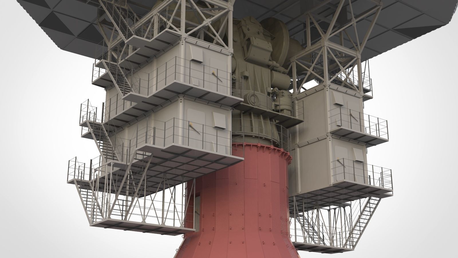 radar station  Krona 3D model_9