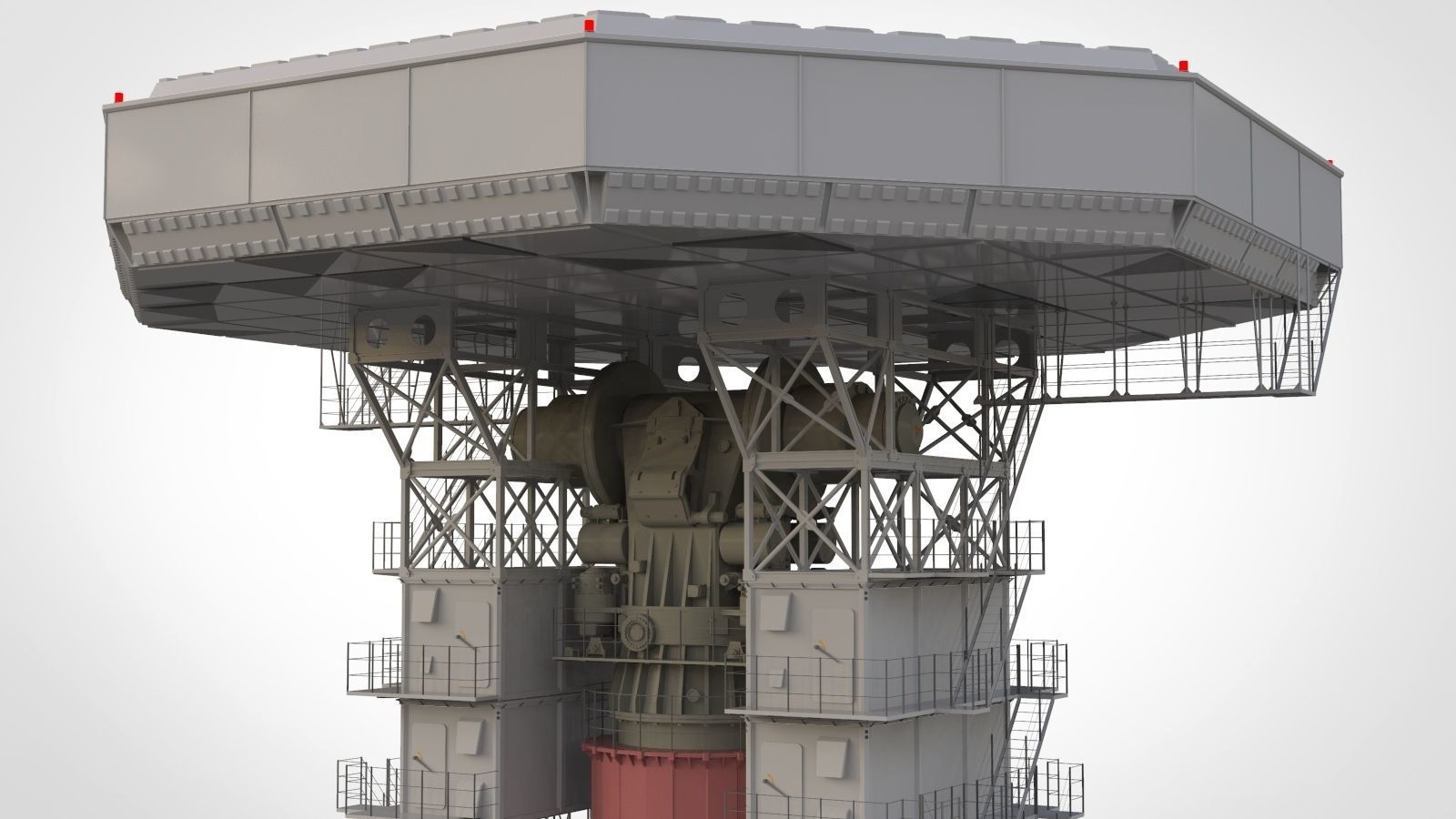 radar station  Krona 3D model_21