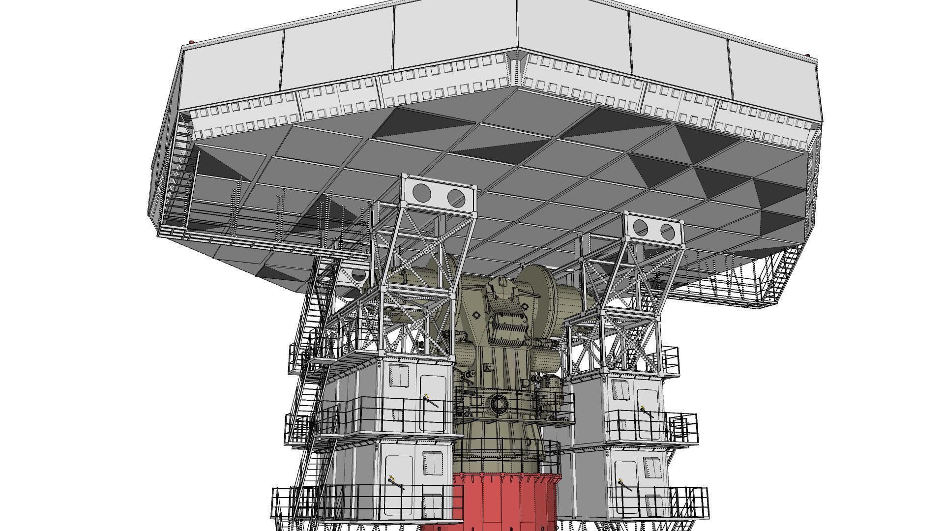 radar station  Krona 3D model_31
