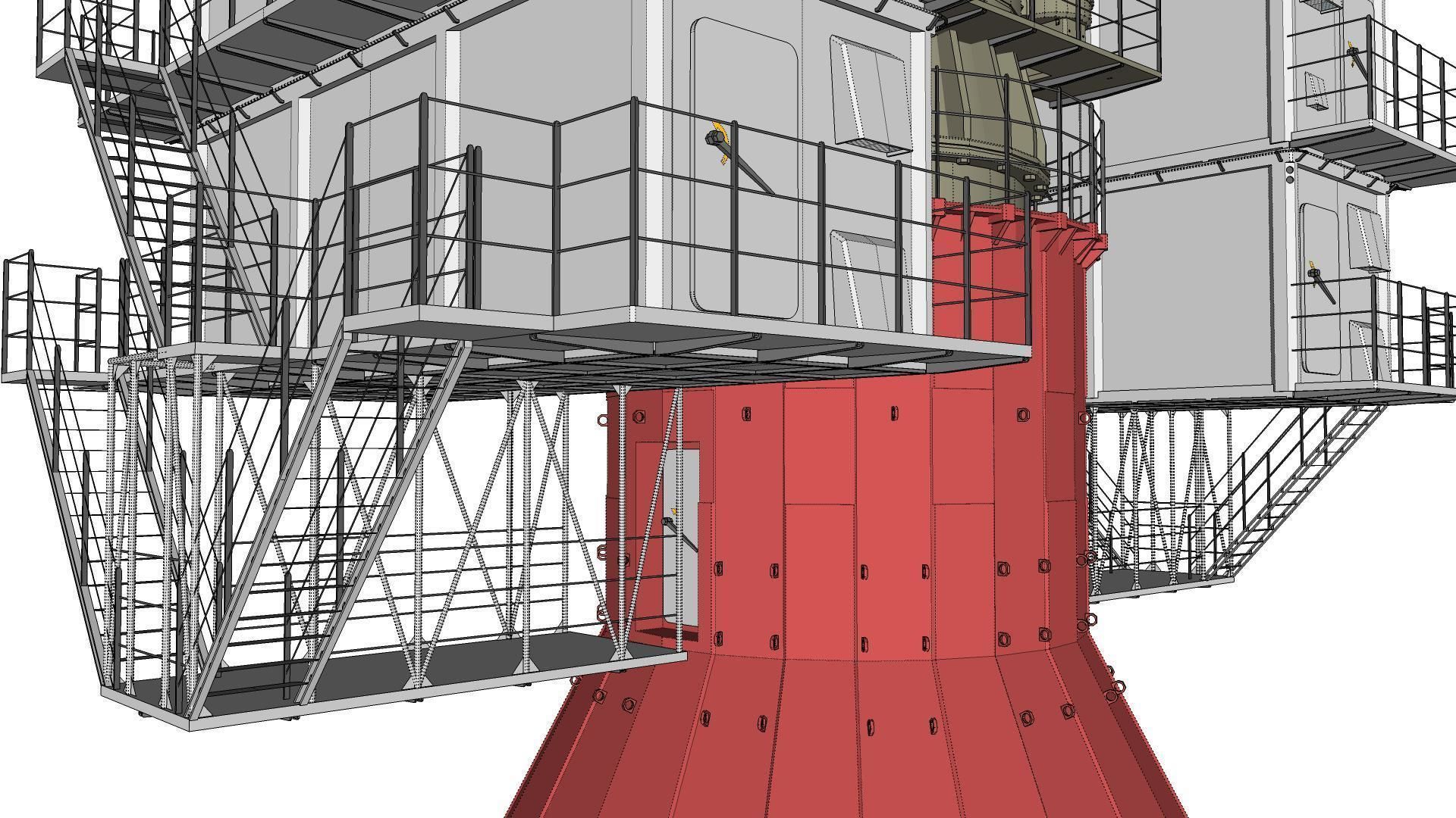 radar station  Krona 3D model_36
