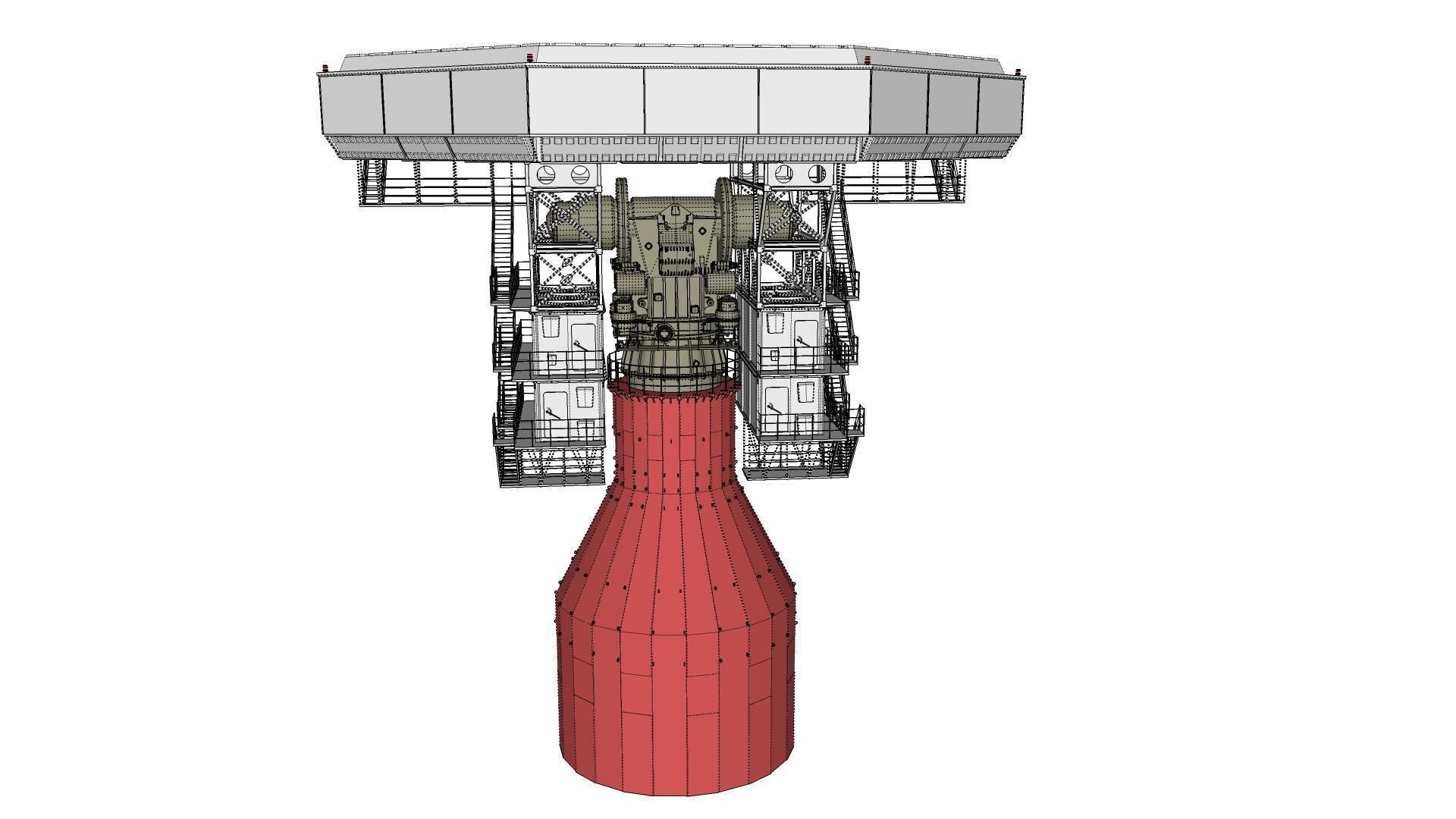 radar station  Krona 3D model_27