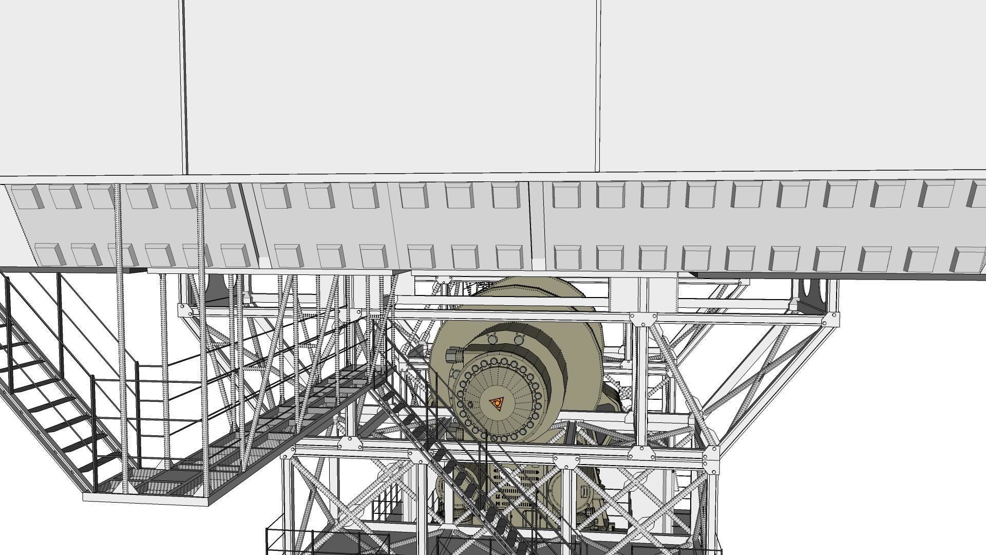 radar station  Krona 3D model_39