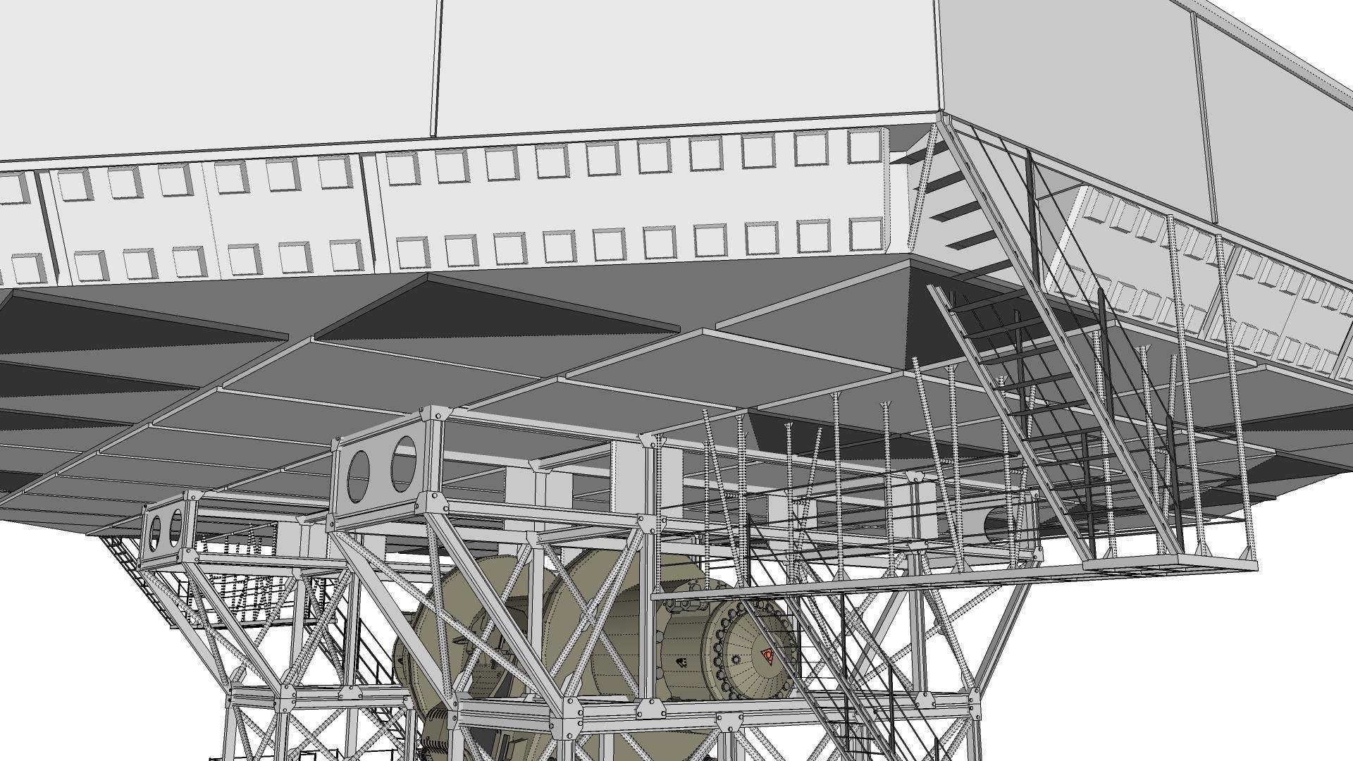 radar station  Krona 3D model_38