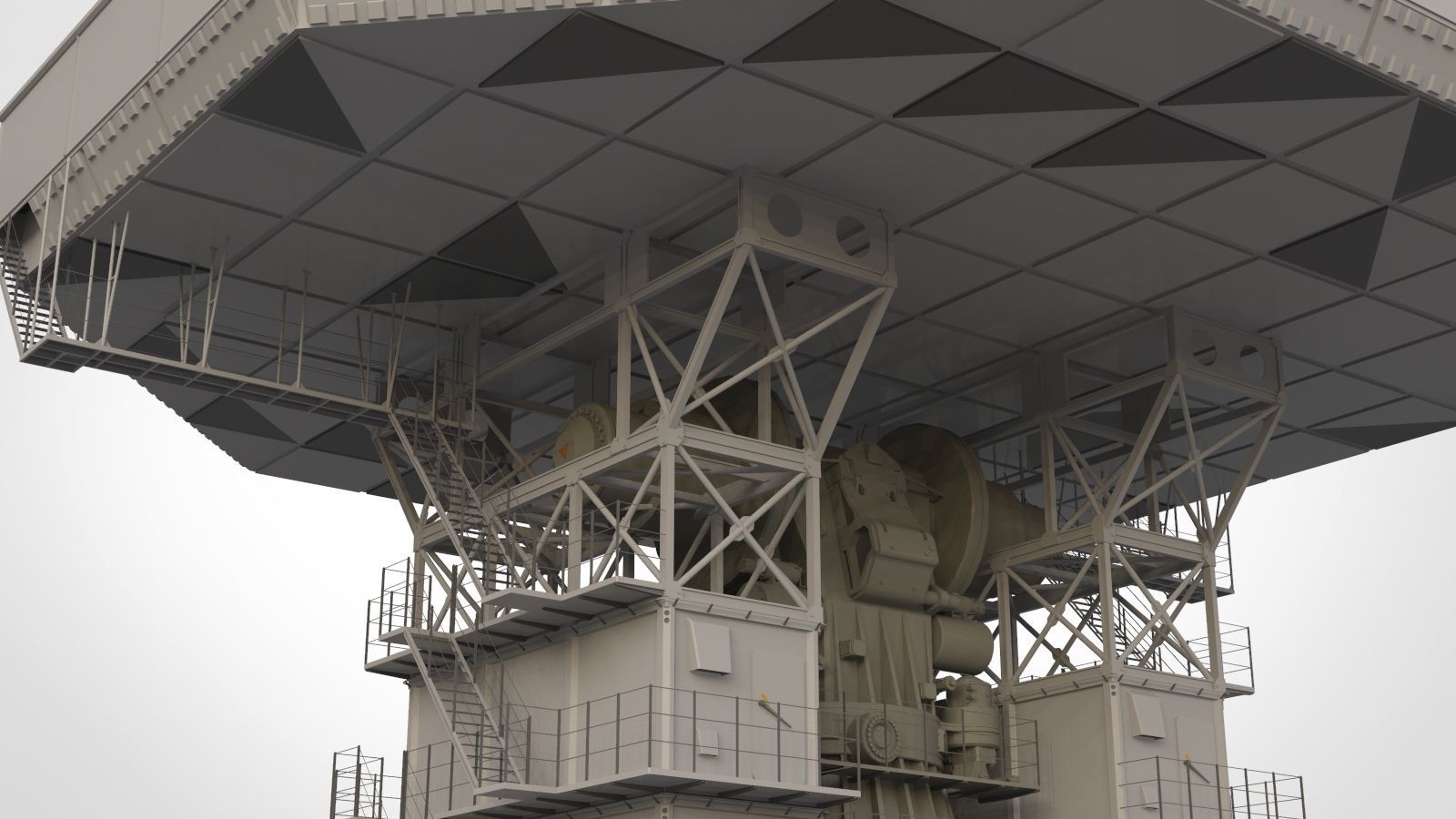 radar station  Krona 3D model_11