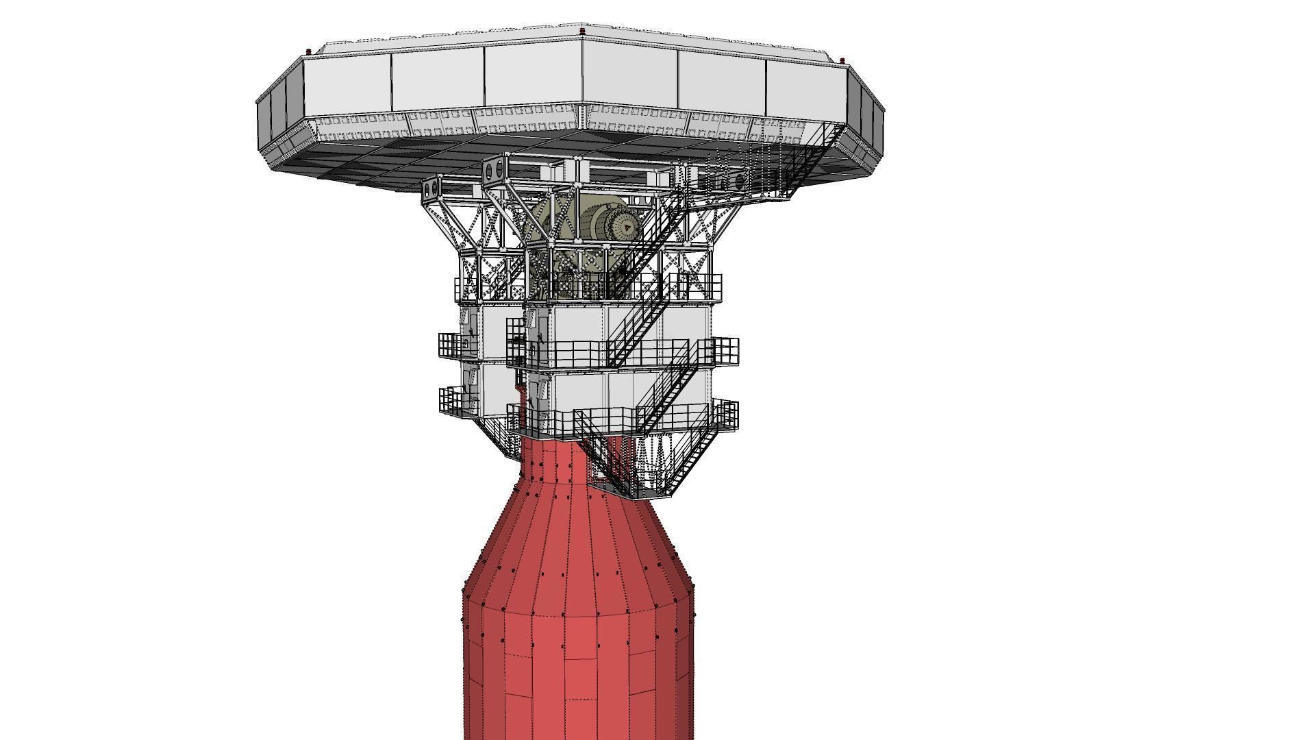 radar station  Krona 3D model_28